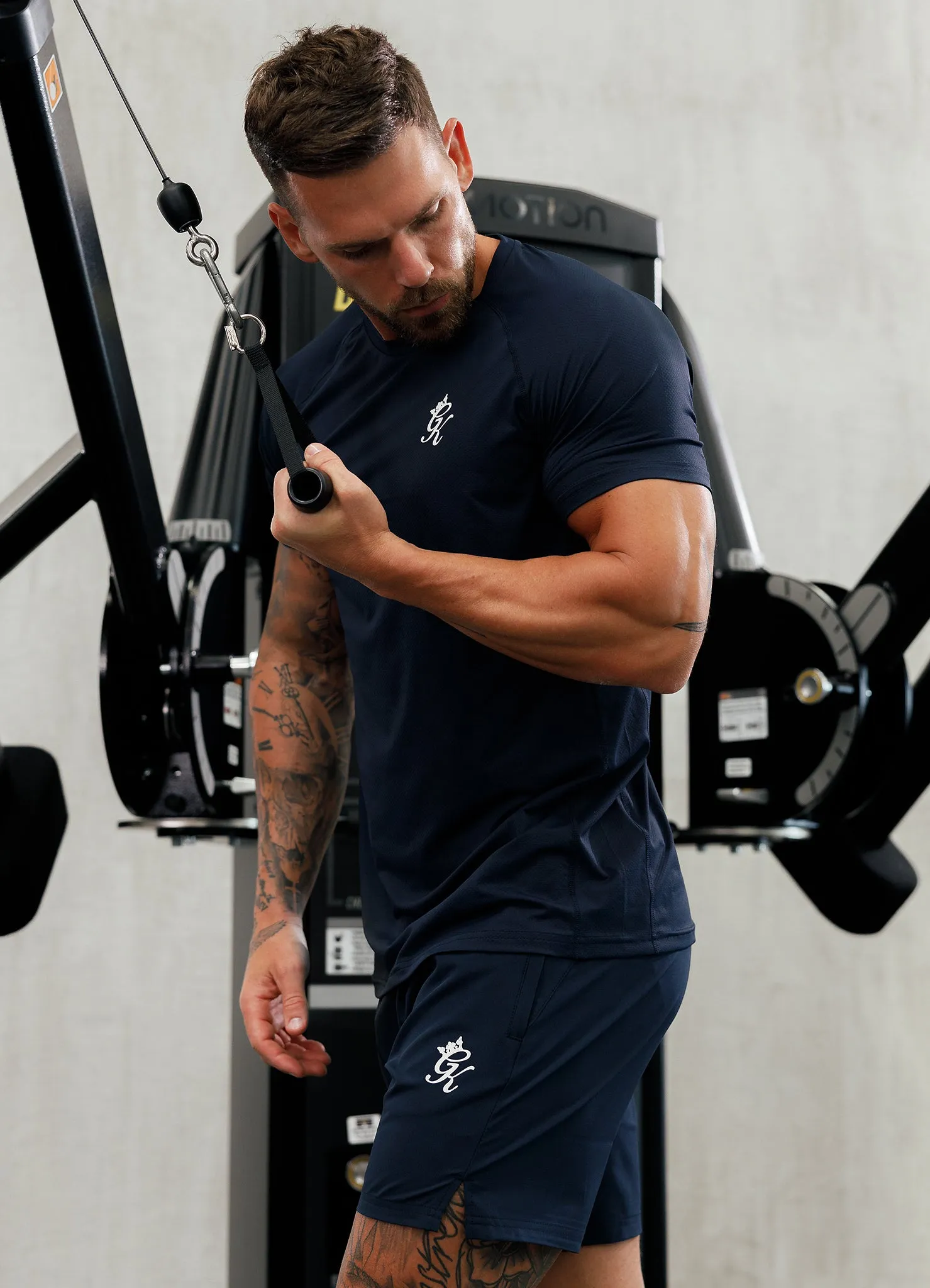 Gym King Energy Tee - Navy sold by The Gym King product image thumbnail 3