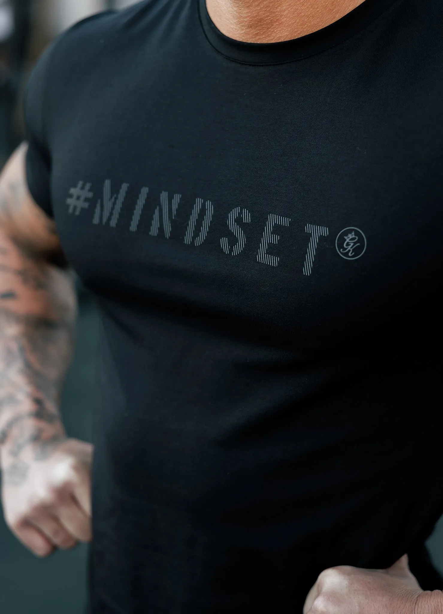 Gym King Mindset Jersey Tee - Black sold by The Gym King product image thumbnail 3