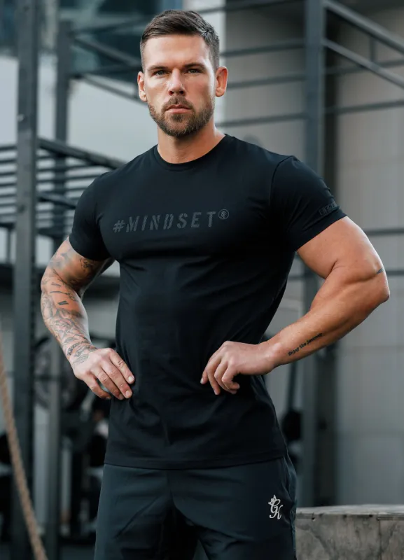 Gym King Mindset Jersey Tee - Black sold by The Gym King