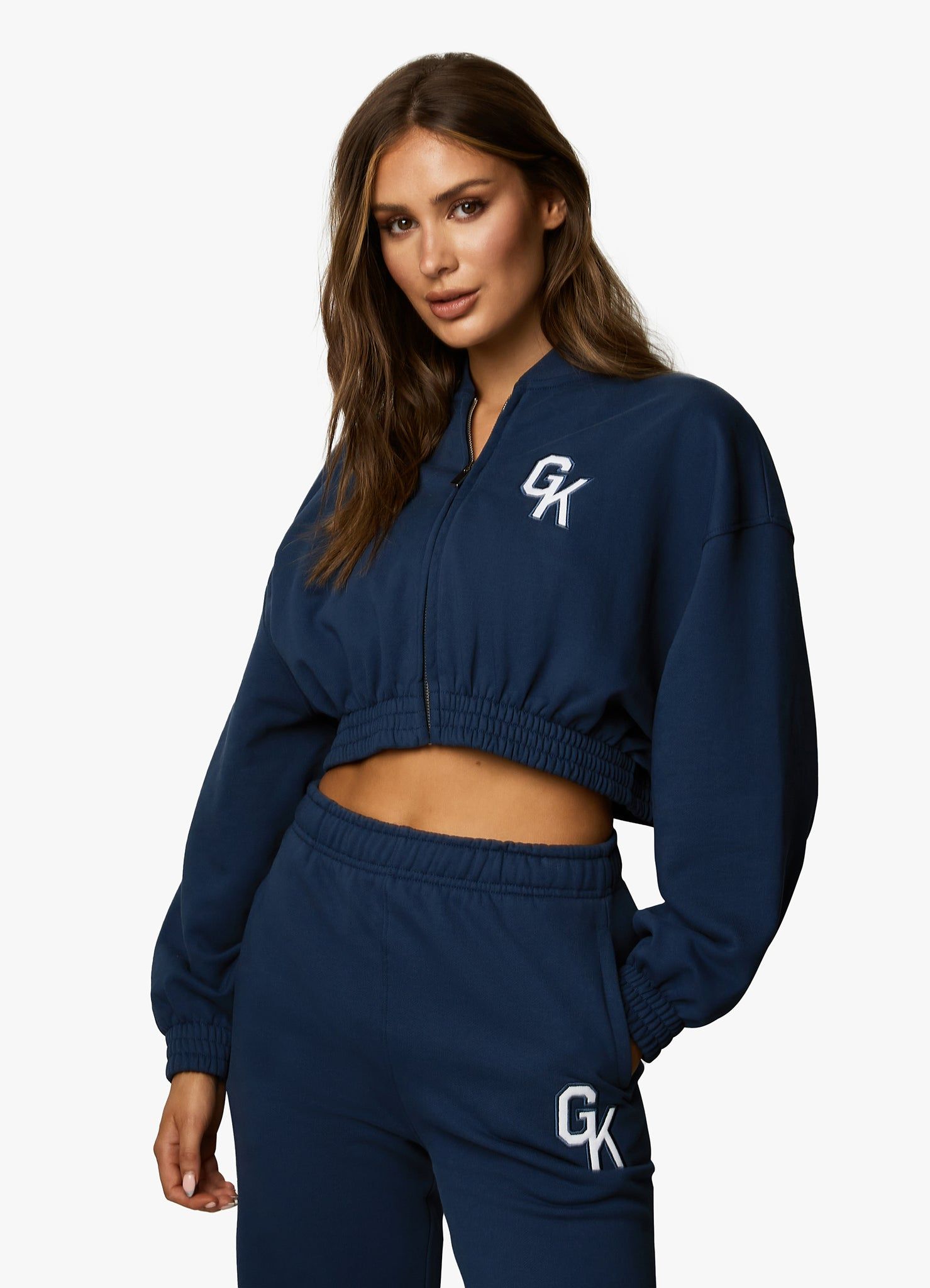 Gym King Varsity Tracksuit - Oxford Blue sold by The Gym King product image thumbnail 3