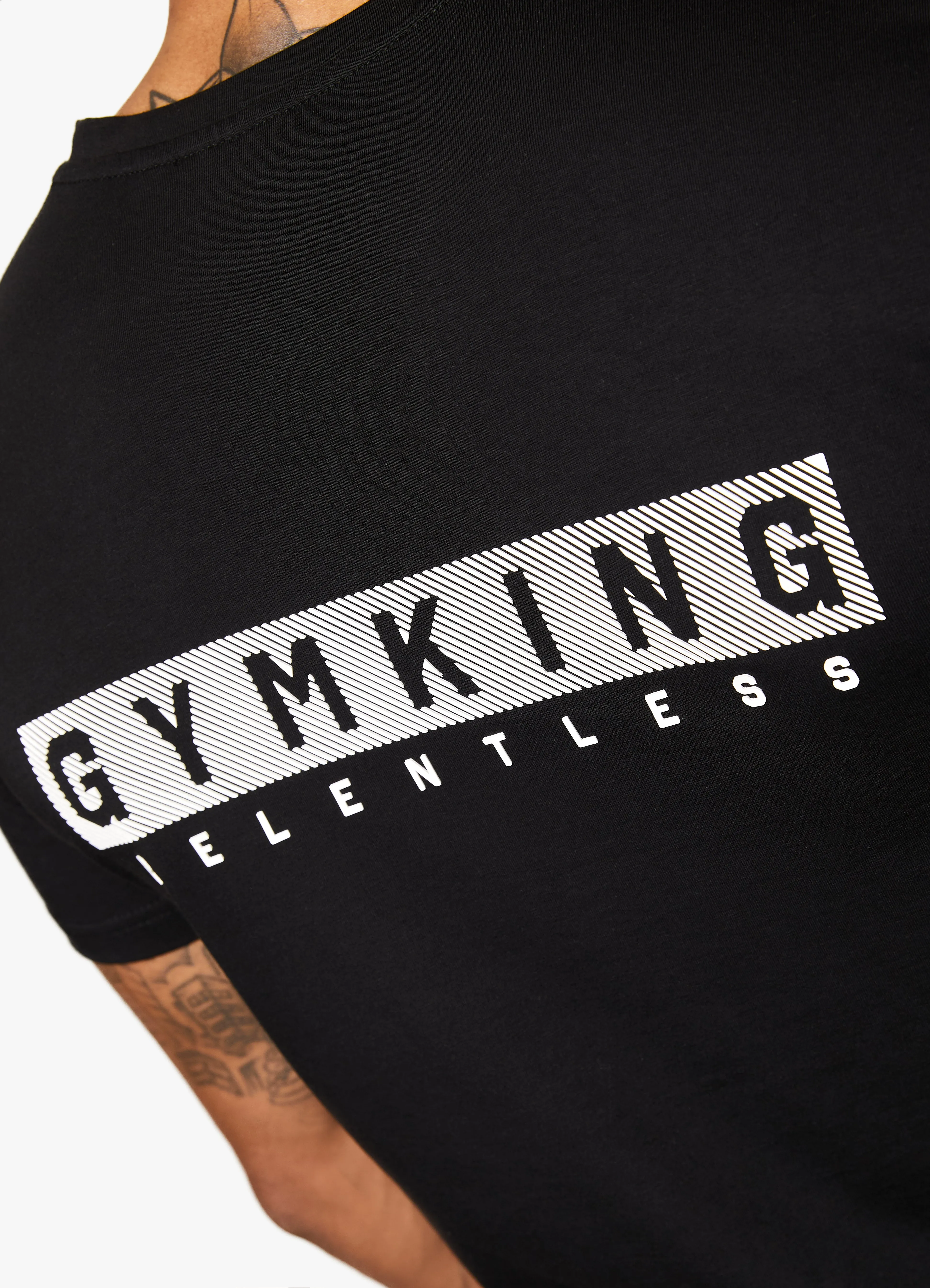 Gym King Relentless Tee - Black sold by The Gym King product image thumbnail 4