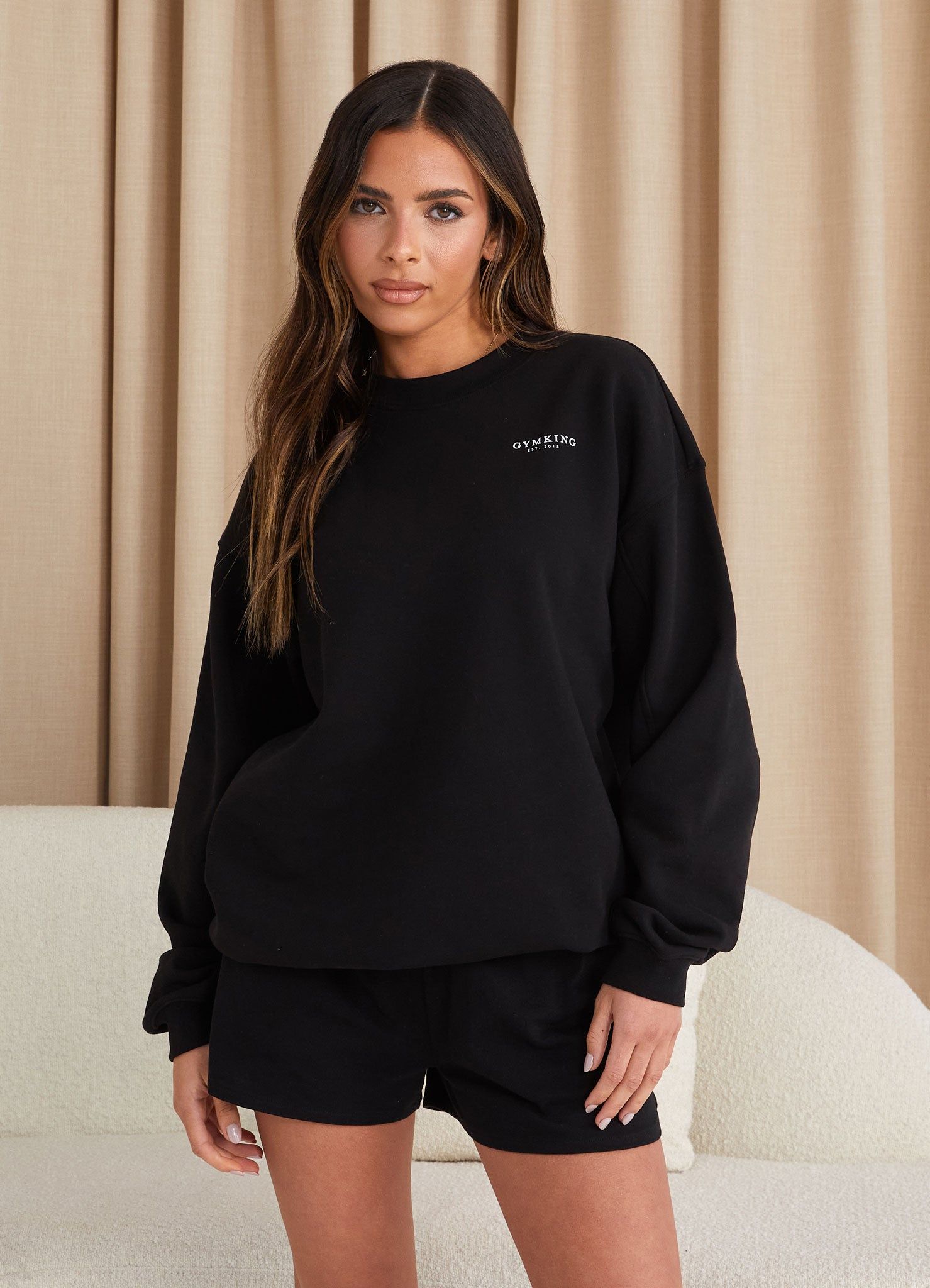 Gym King Established Crew - Black/White sold by The Gym King product image thumbnail 4