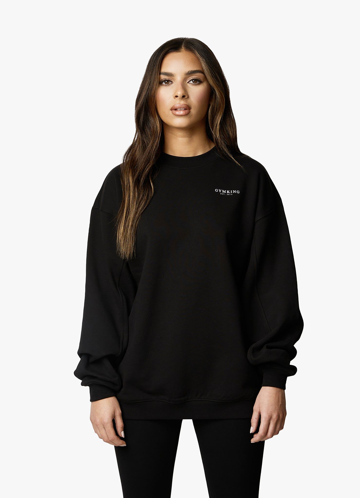 Gym King Established Crew - Black/White sold by The Gym King product image thumbnail 2