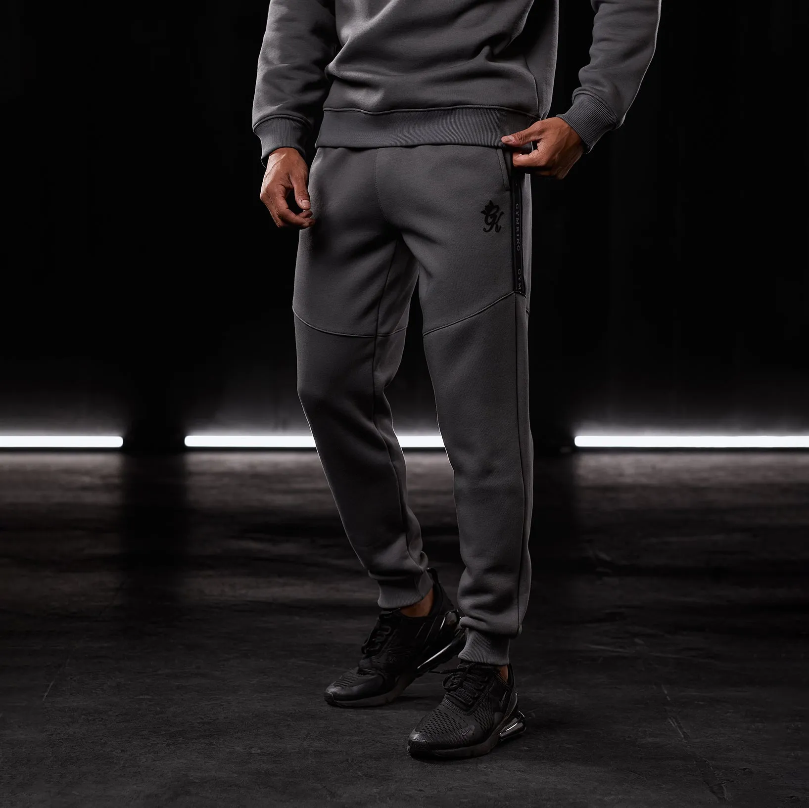 Gym King Premium Taped Jogger - Grey sold by The Gym King product image thumbnail 2