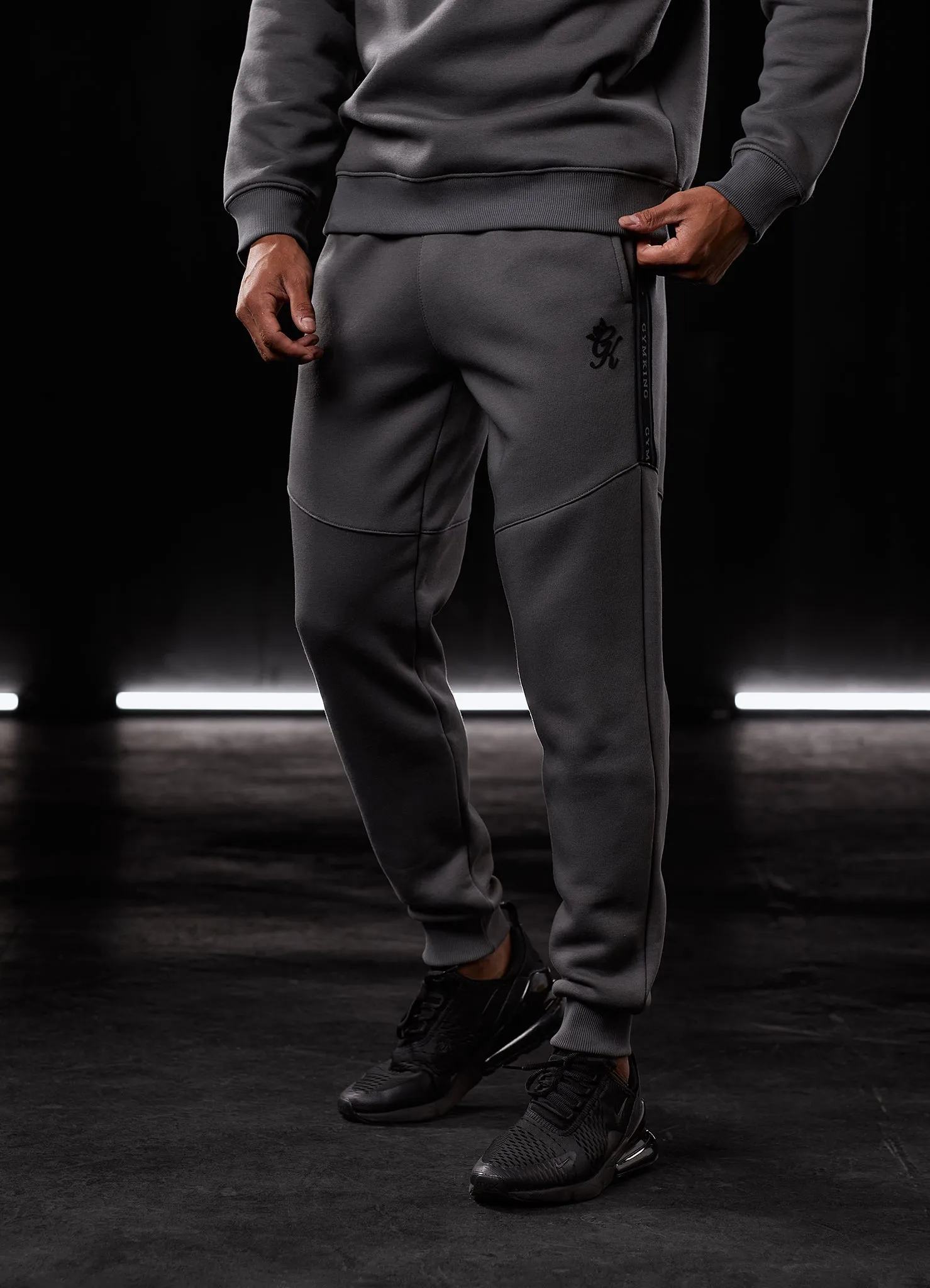 Gym King Premium Taped Jogger - Grey sold by The Gym King product image thumbnail 5