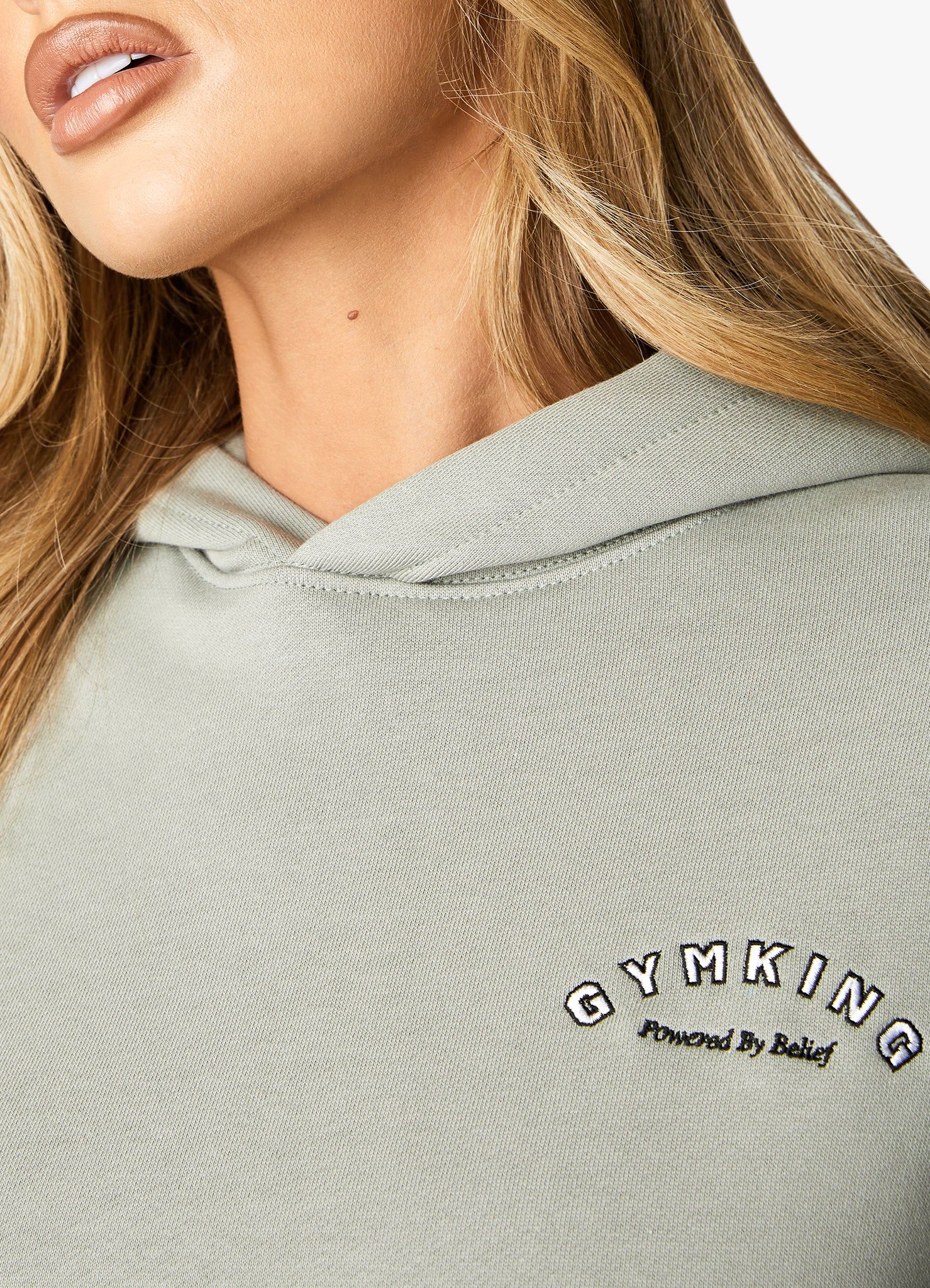 Gym King Radiance Crop Hood & Jogger - Matcha Green sold by The Gym King product image thumbnail 5