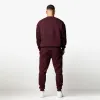 Gym King Outline Print Crew Tracksuit - Burgundy sold by The Gym King