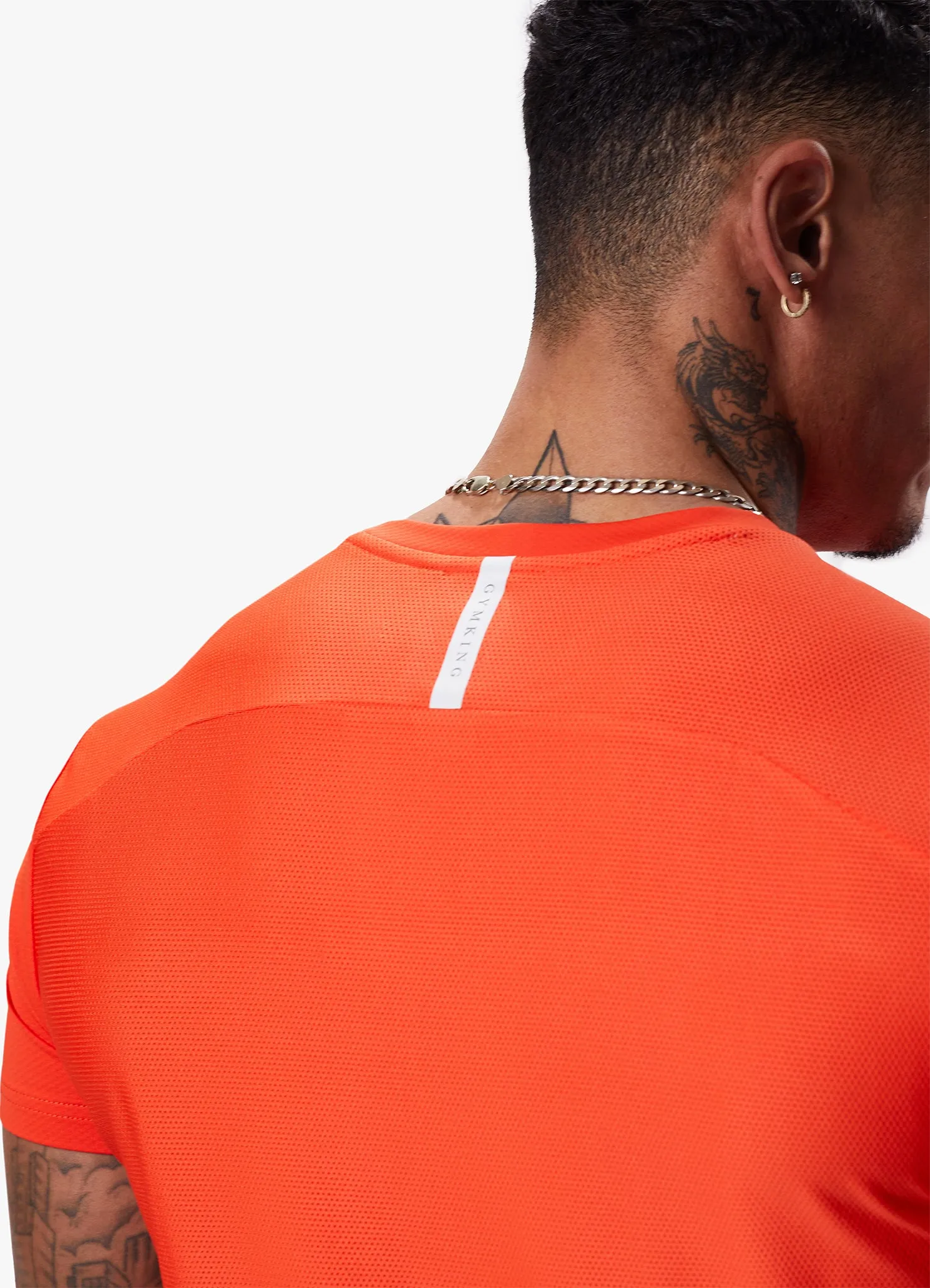 Gym King Flex Tee - Chilli Red/White sold by The Gym King product image thumbnail 5