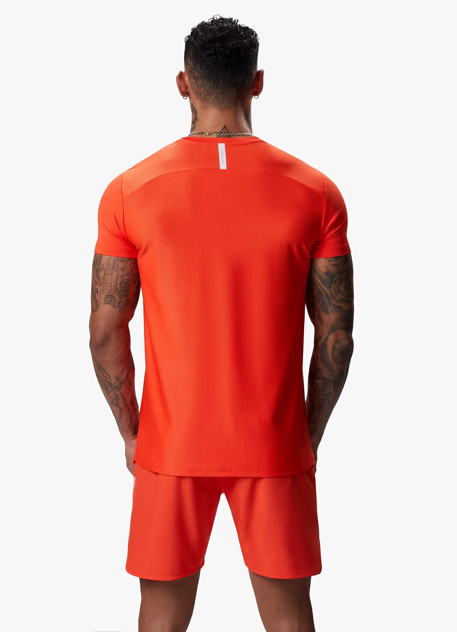 Gym King Flex Tee - Chilli Red/White sold by The Gym King product image thumbnail 3