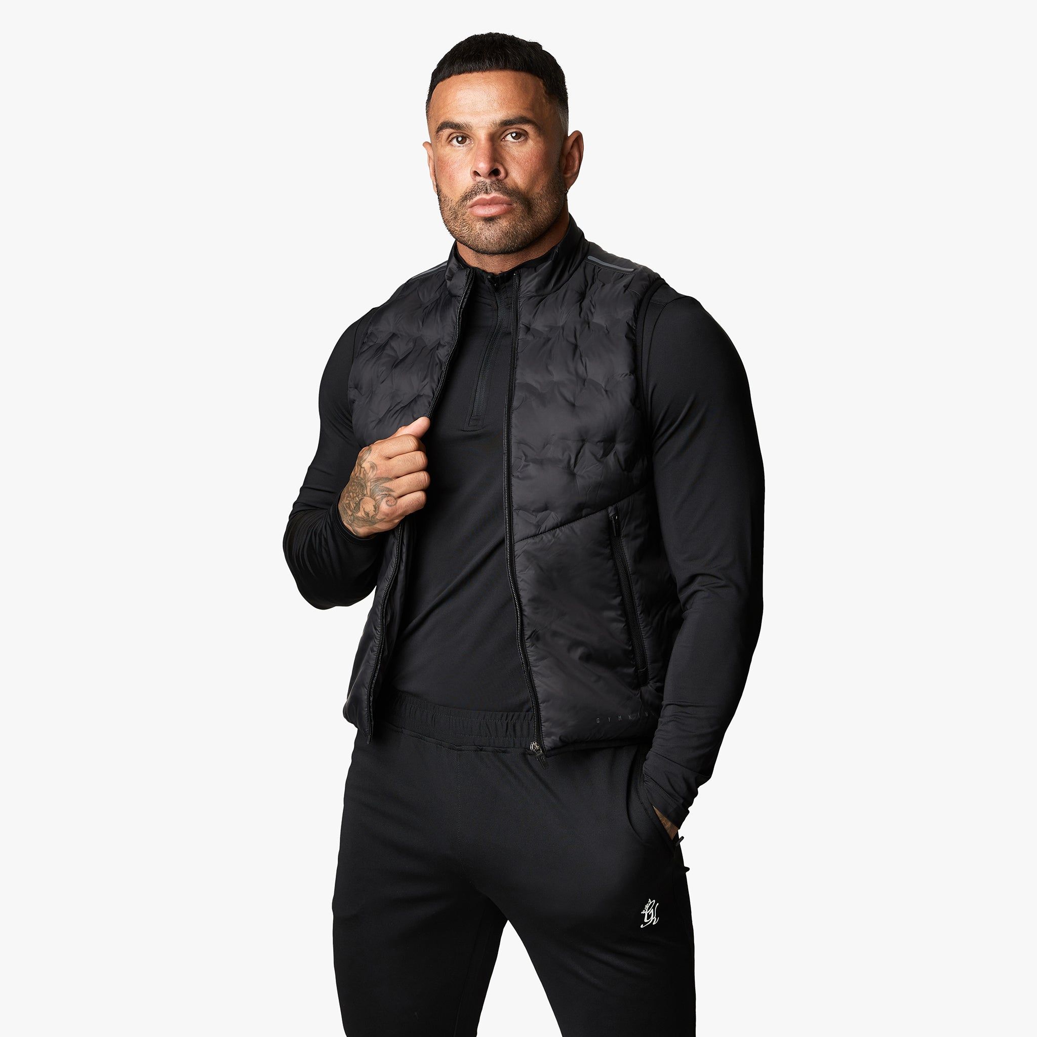 Gym King Heat Sealed Tech Gilet - Black sold by The Gym King product image thumbnail 2