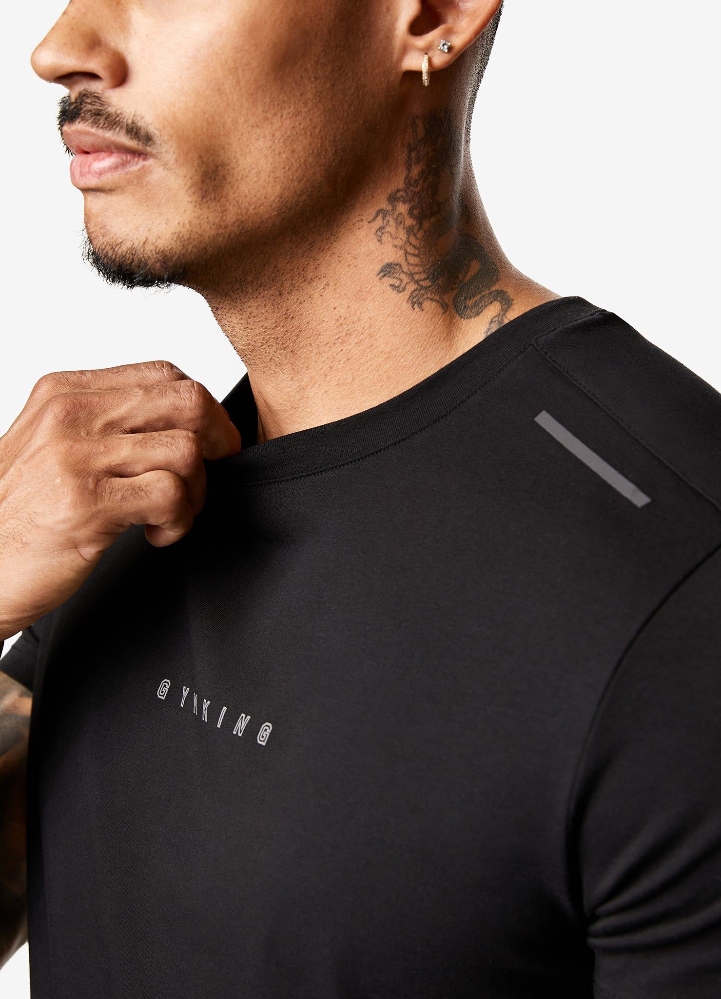 Gym King Stealth Tech Tee - Black sold by The Gym King product image thumbnail 3