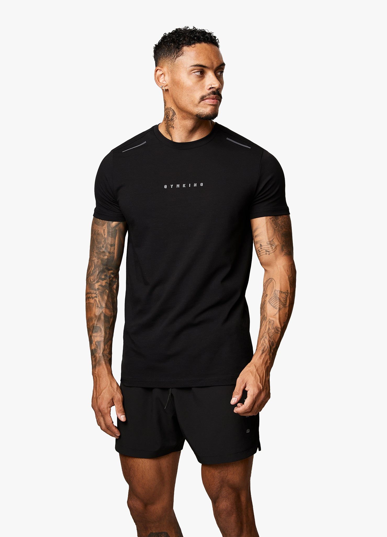 Gym King Stealth Tech Tee - Black sold by The Gym King