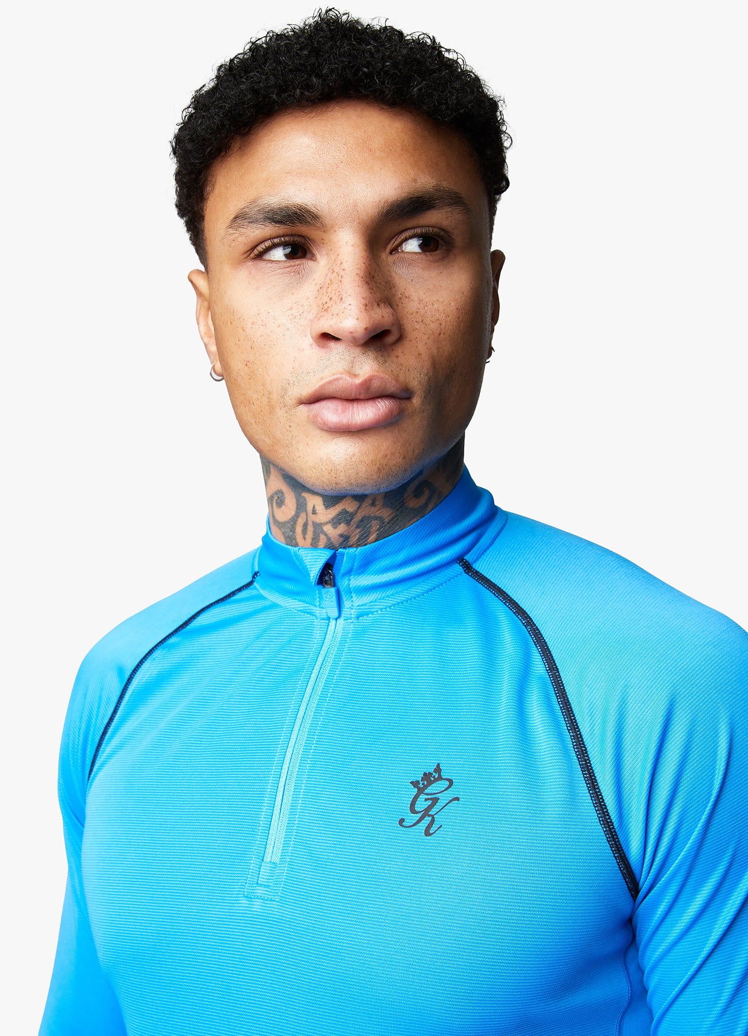 Gym King Motivate Stripe Funnel - French Blue sold by The Gym King product image thumbnail 8