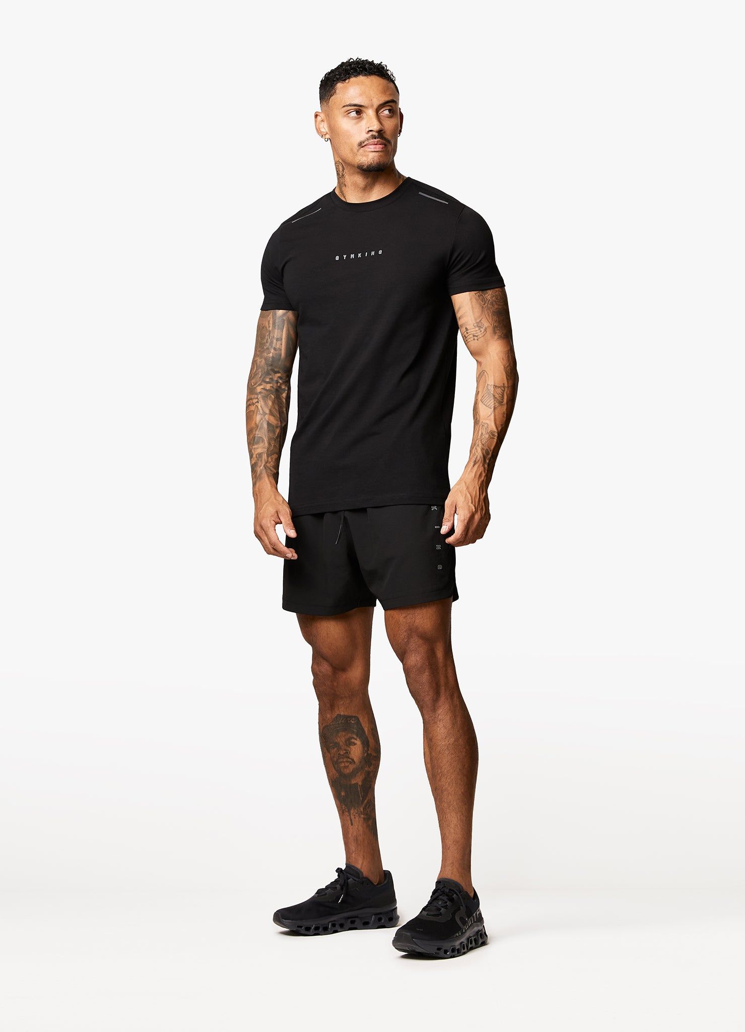 Gym King Stealth Tech Tee - Black sold by The Gym King product image thumbnail 5