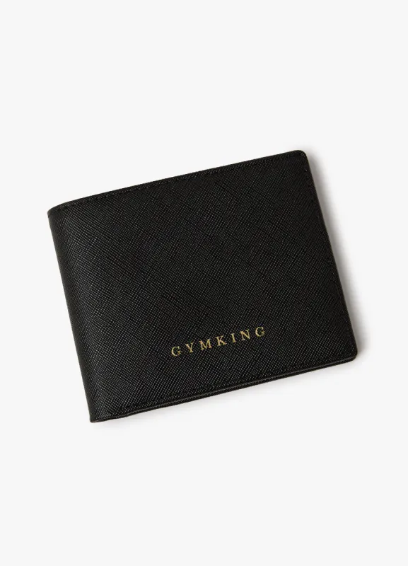 Gym King Debossed Wallet - Black made by The Gym King