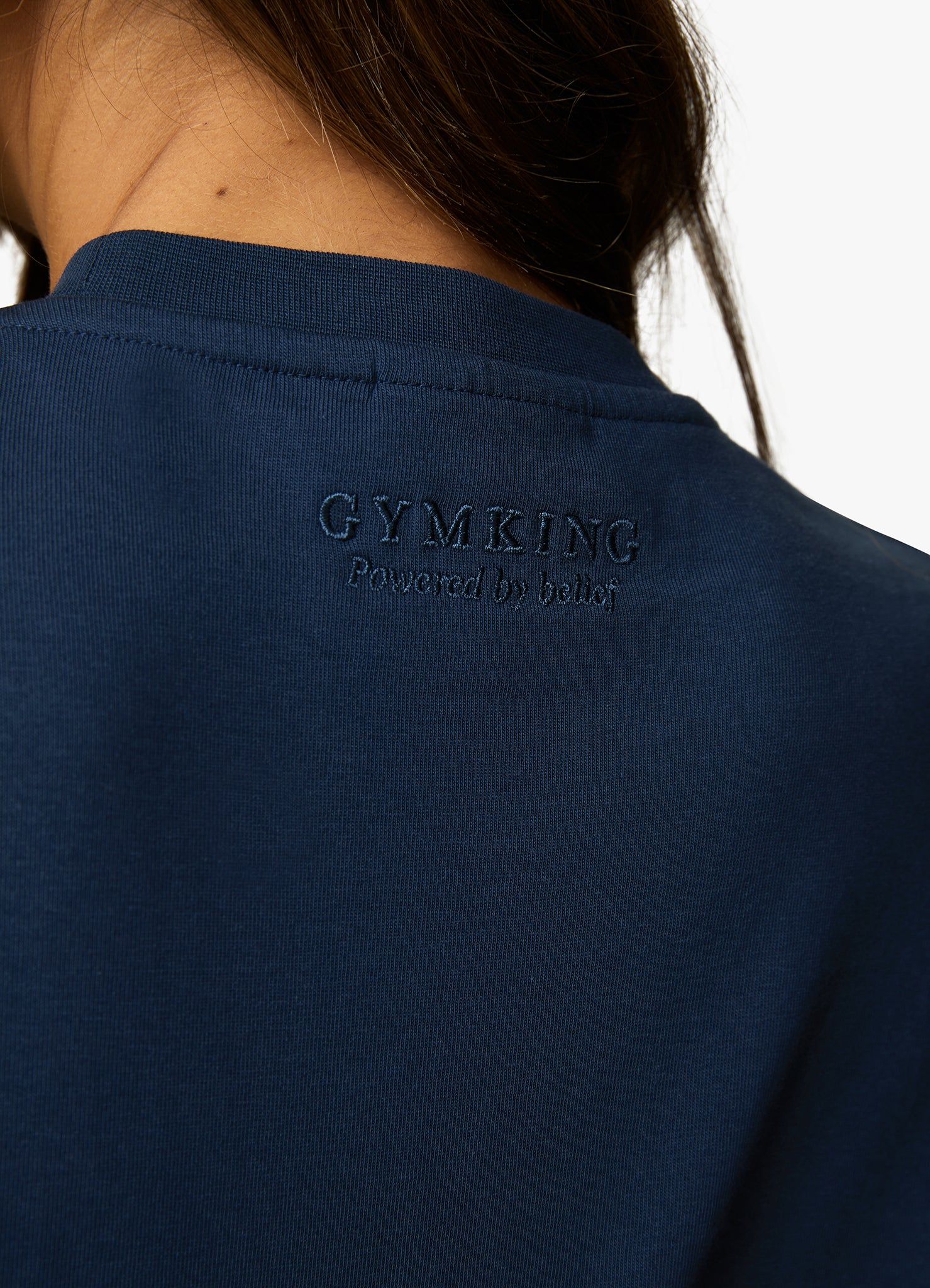 Gym King Varsity Boyfriend Tee - Oxford Blue sold by The Gym King product image thumbnail 6