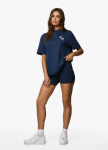 Gym King Varsity Boyfriend Tee - Oxford Blue sold by The Gym King