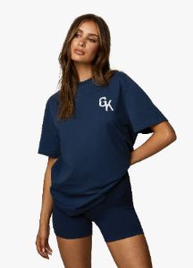 Gym King Varsity Boyfriend Tee - Oxford Blue sold by The Gym King