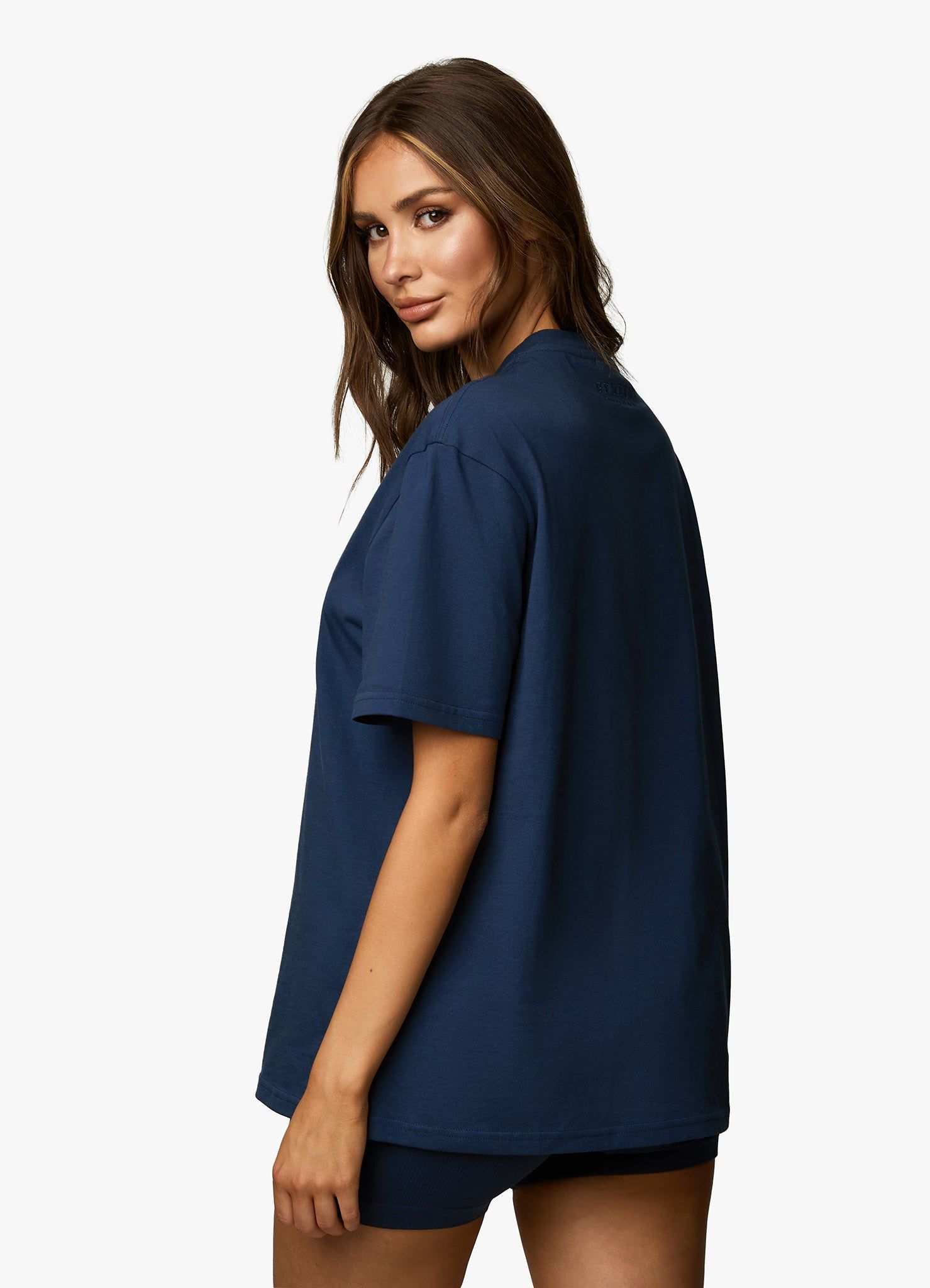 Gym King Varsity Boyfriend Tee - Oxford Blue sold by The Gym King product image thumbnail 7