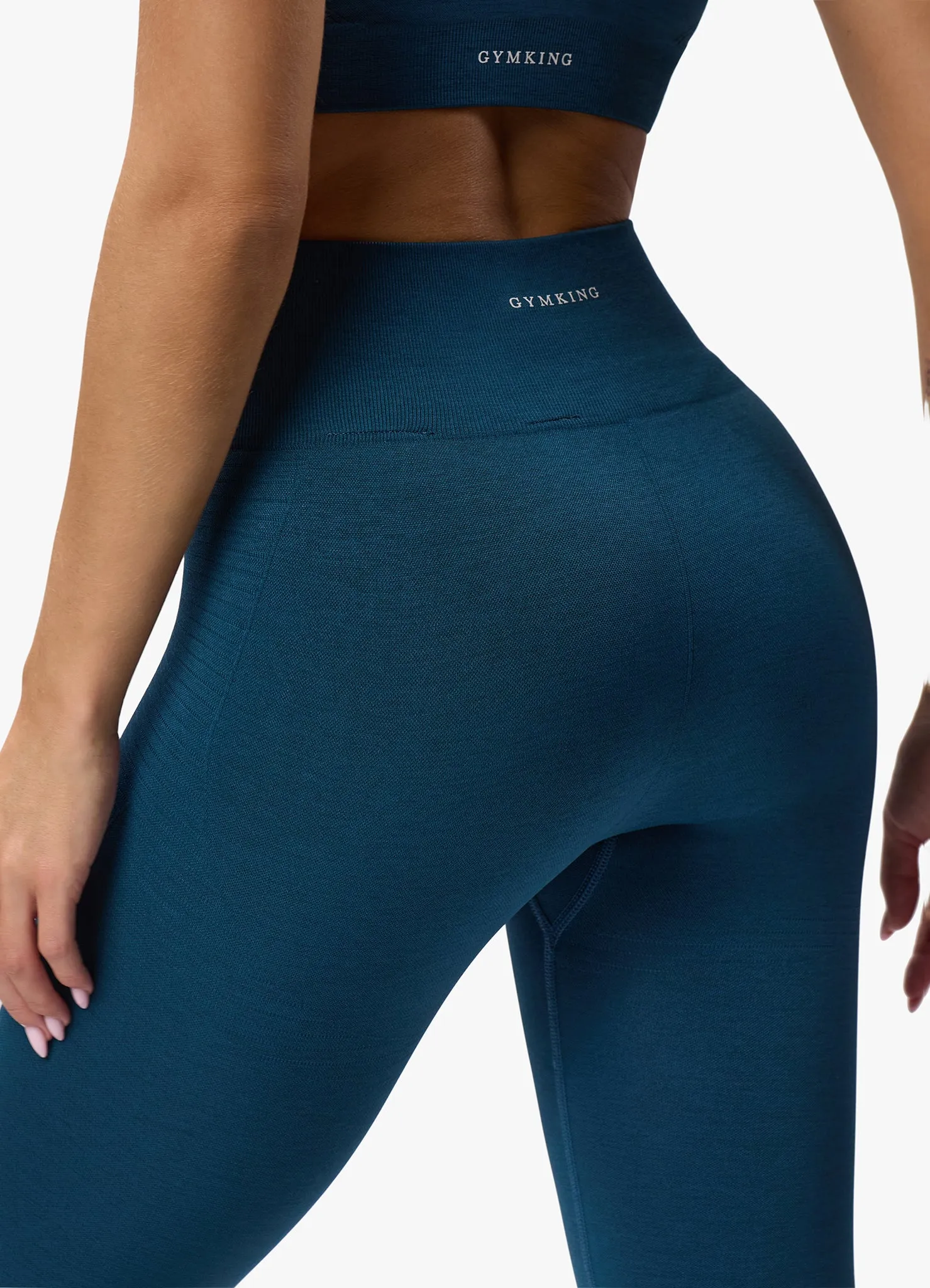 Gym King Results 2.0 Seamless Legging - Teal sold by The Gym King product image thumbnail 3