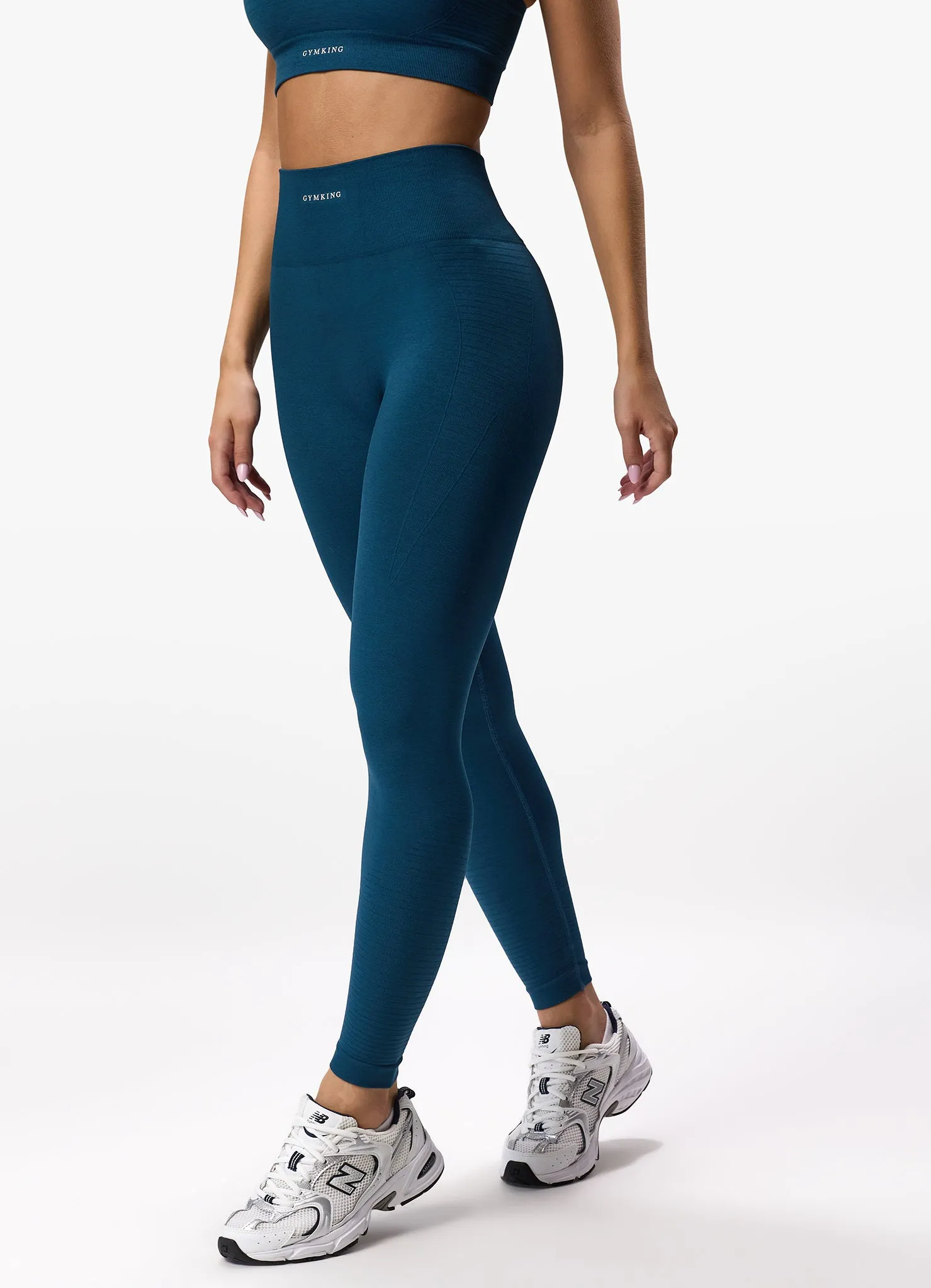 Gym King Results 2.0 Seamless Legging - Teal sold by The Gym King