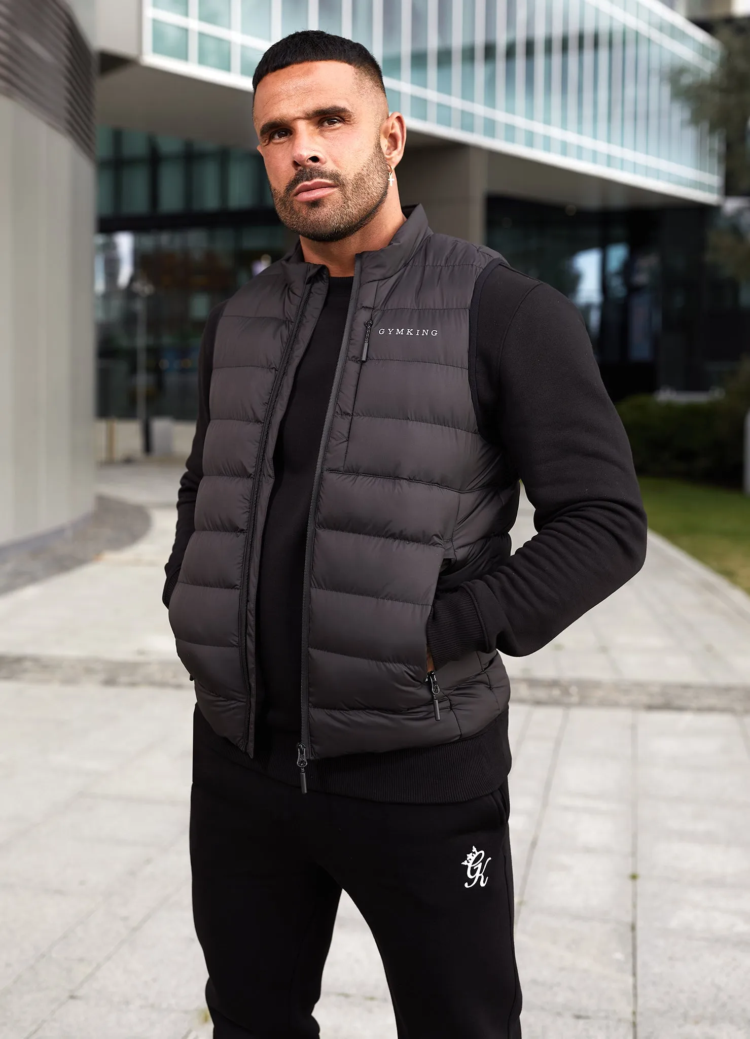 Gym King Reflect Puffer Gilet - Black sold by The Gym King product image thumbnail 3