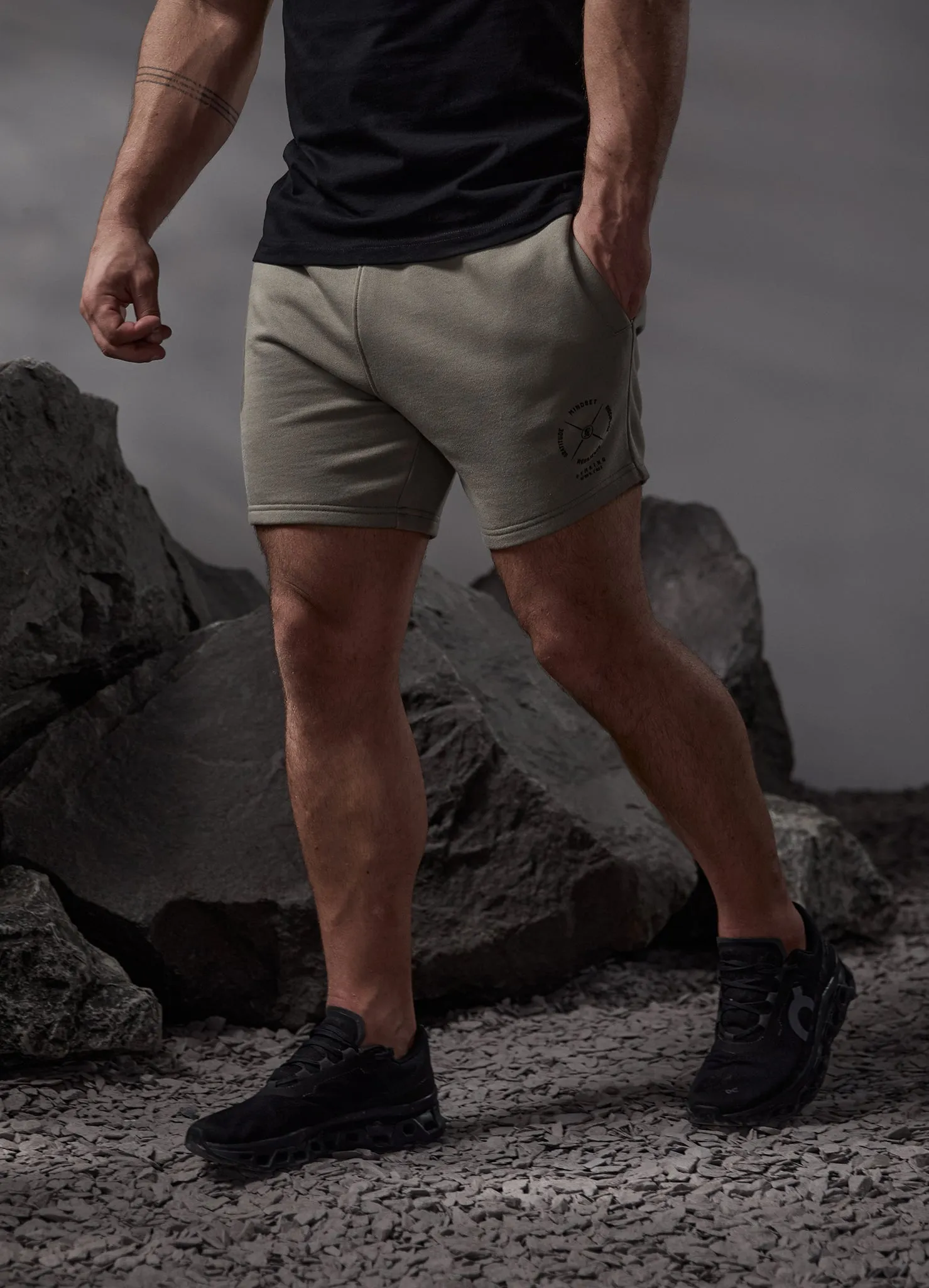 Gym King Compass Short - Deep Khaki sold by The Gym King product image thumbnail 4