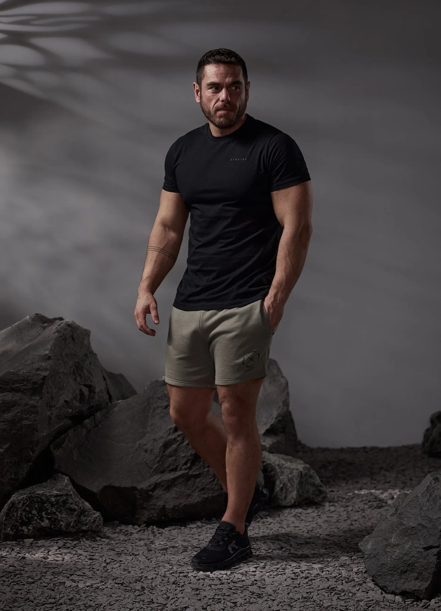 Gym King Compass Short - Deep Khaki sold by The Gym King product image thumbnail 3