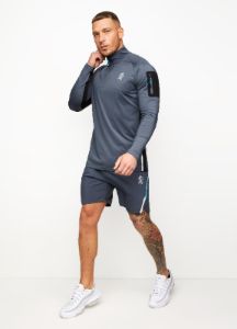 Gym King Flex 1/4 Zip Funnel - Dark Grey sold by The Gym King