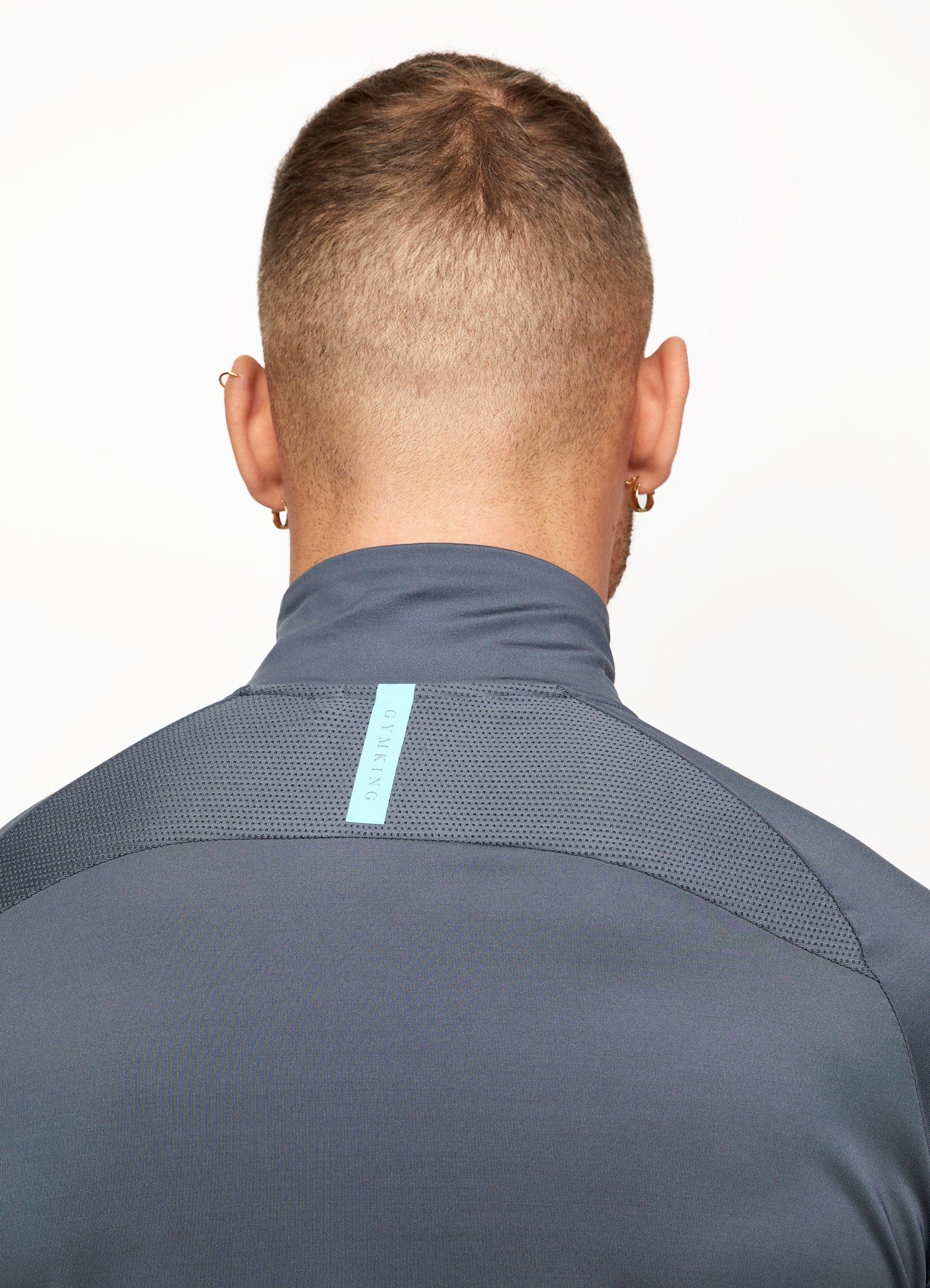 Gym King Flex 1/4 Zip Funnel - Dark Grey sold by The Gym King product image thumbnail 6