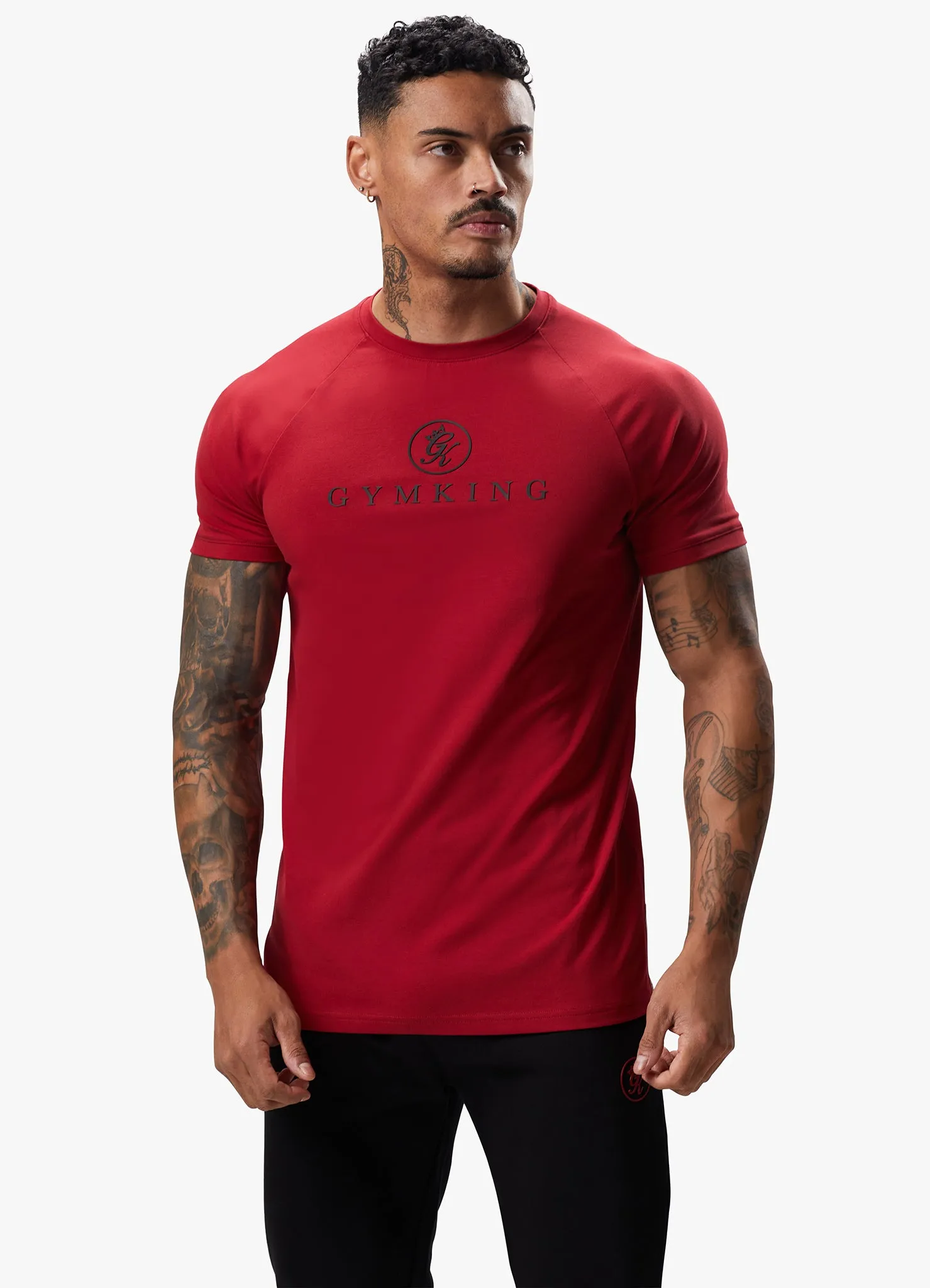 Gym King Pro Logo Jersey Tee - Red sold by The Gym King product image thumbnail 3