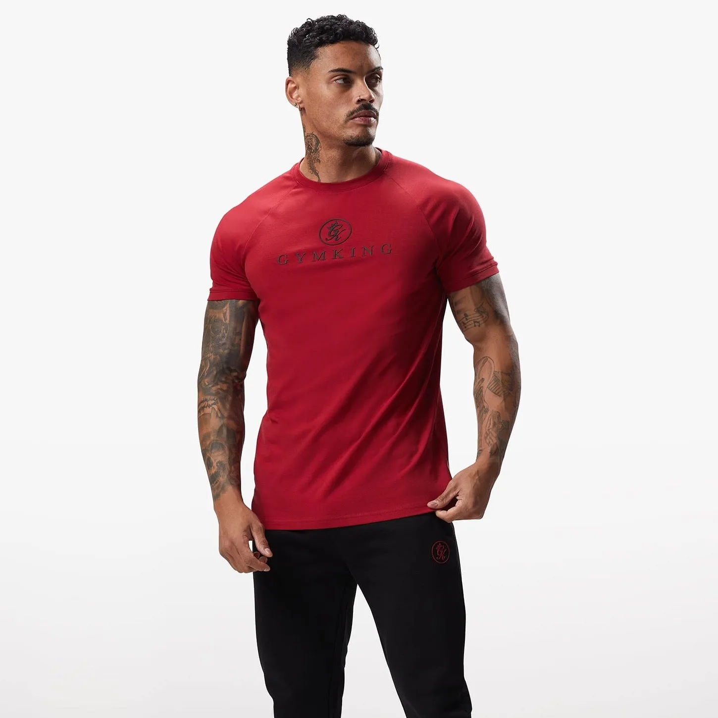 Gym King Pro Logo Jersey Tee - Red sold by The Gym King product image thumbnail 2