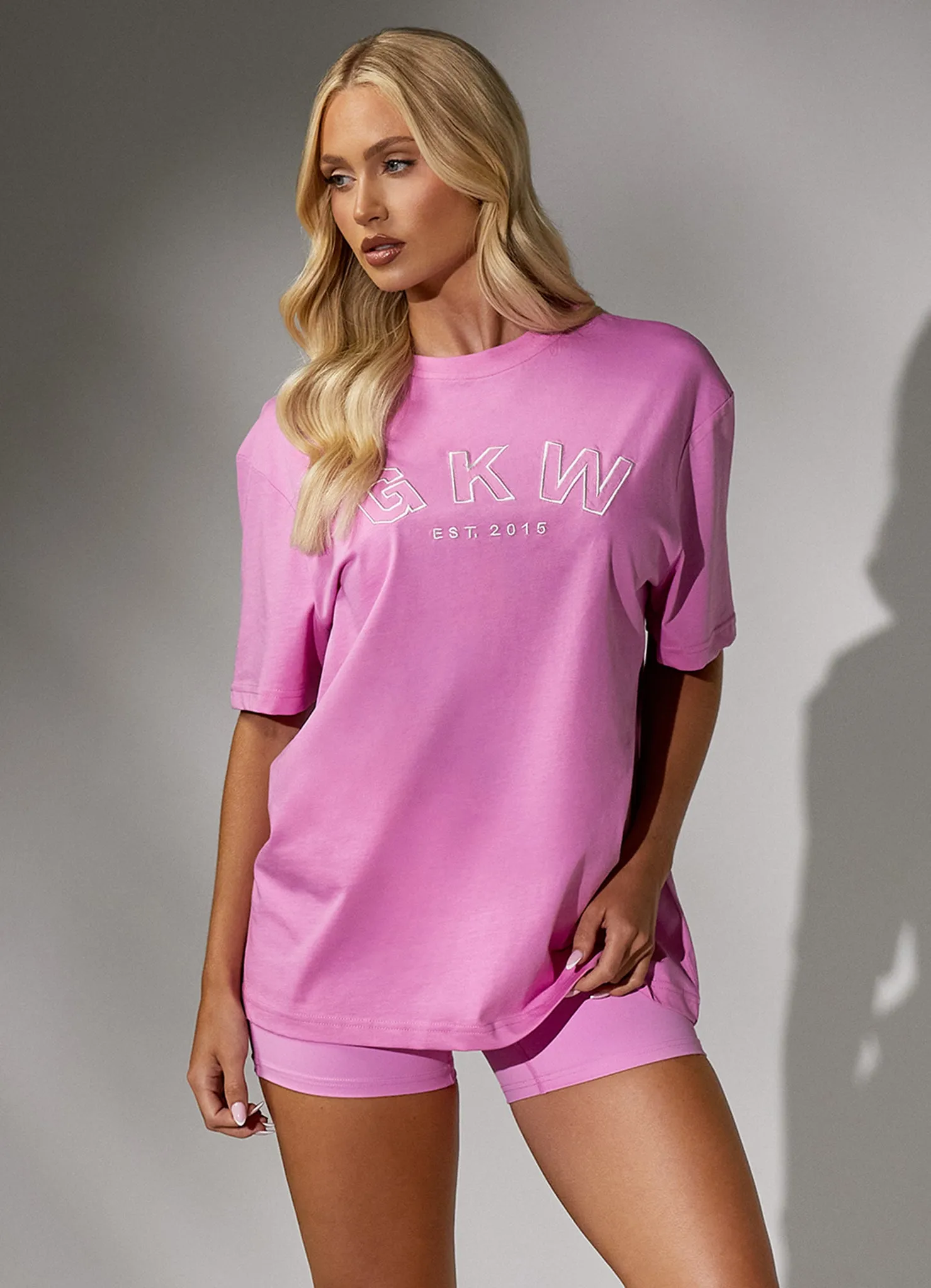 GKW Boyfriend Tee - Pink Rose sold by The Gym King