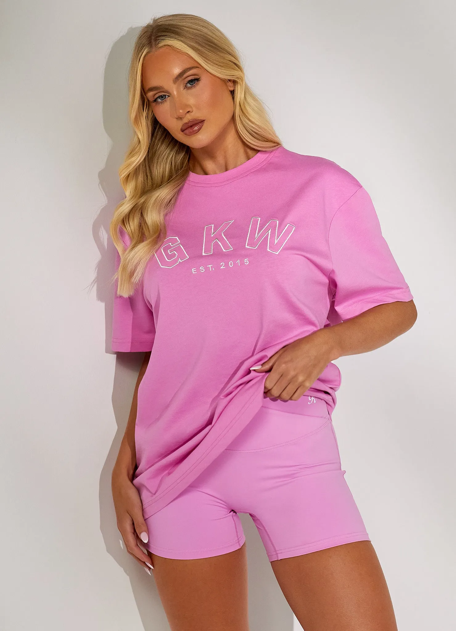GKW Boyfriend Tee - Pink Rose sold by The Gym King product image thumbnail 4