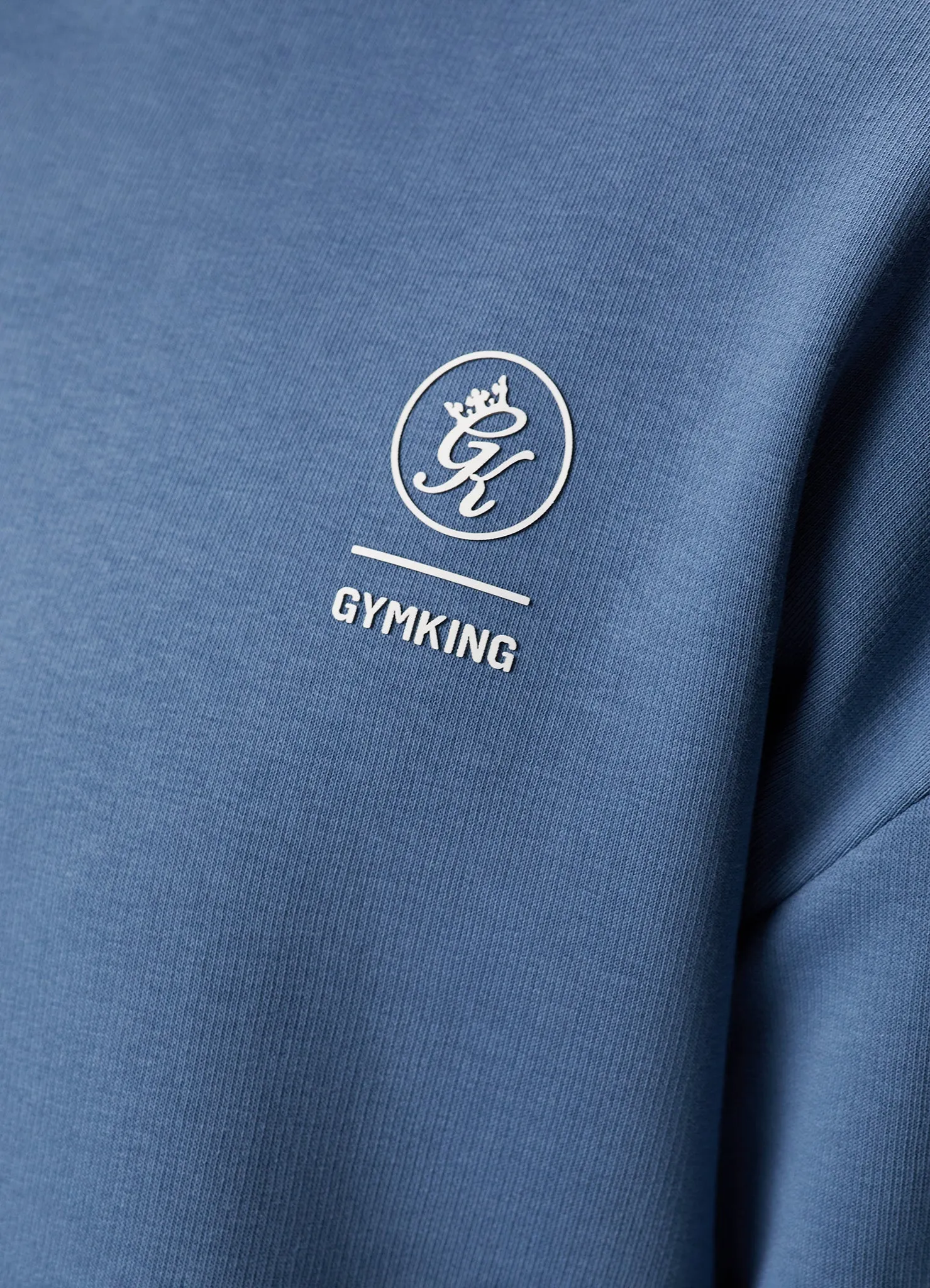Gym King Aventus Drop Shoulder Crew - Blue Smoke sold by The Gym King product image thumbnail 5