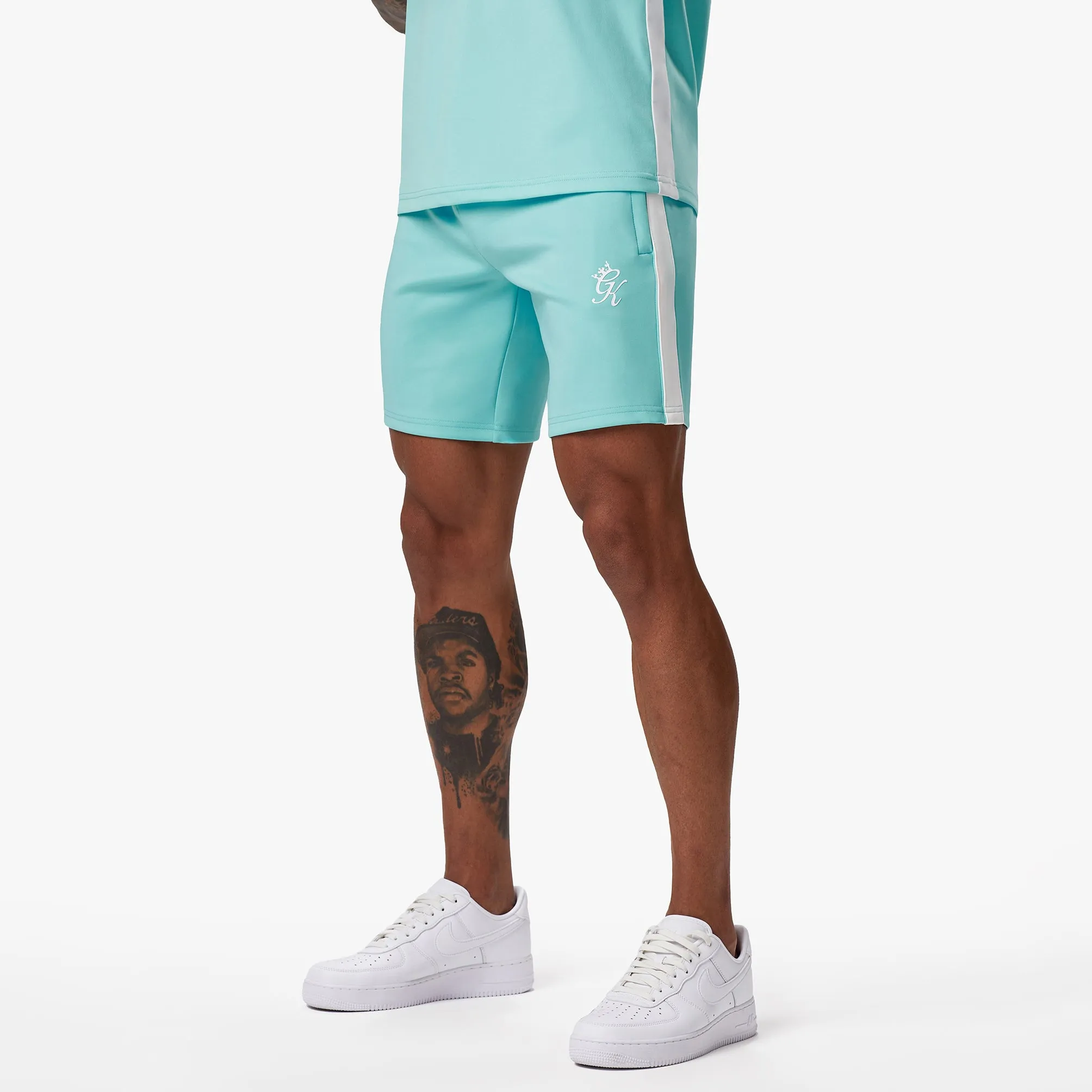 Gym King Core Plus Poly Short - Aqua Blue sold by The Gym King product image thumbnail 2