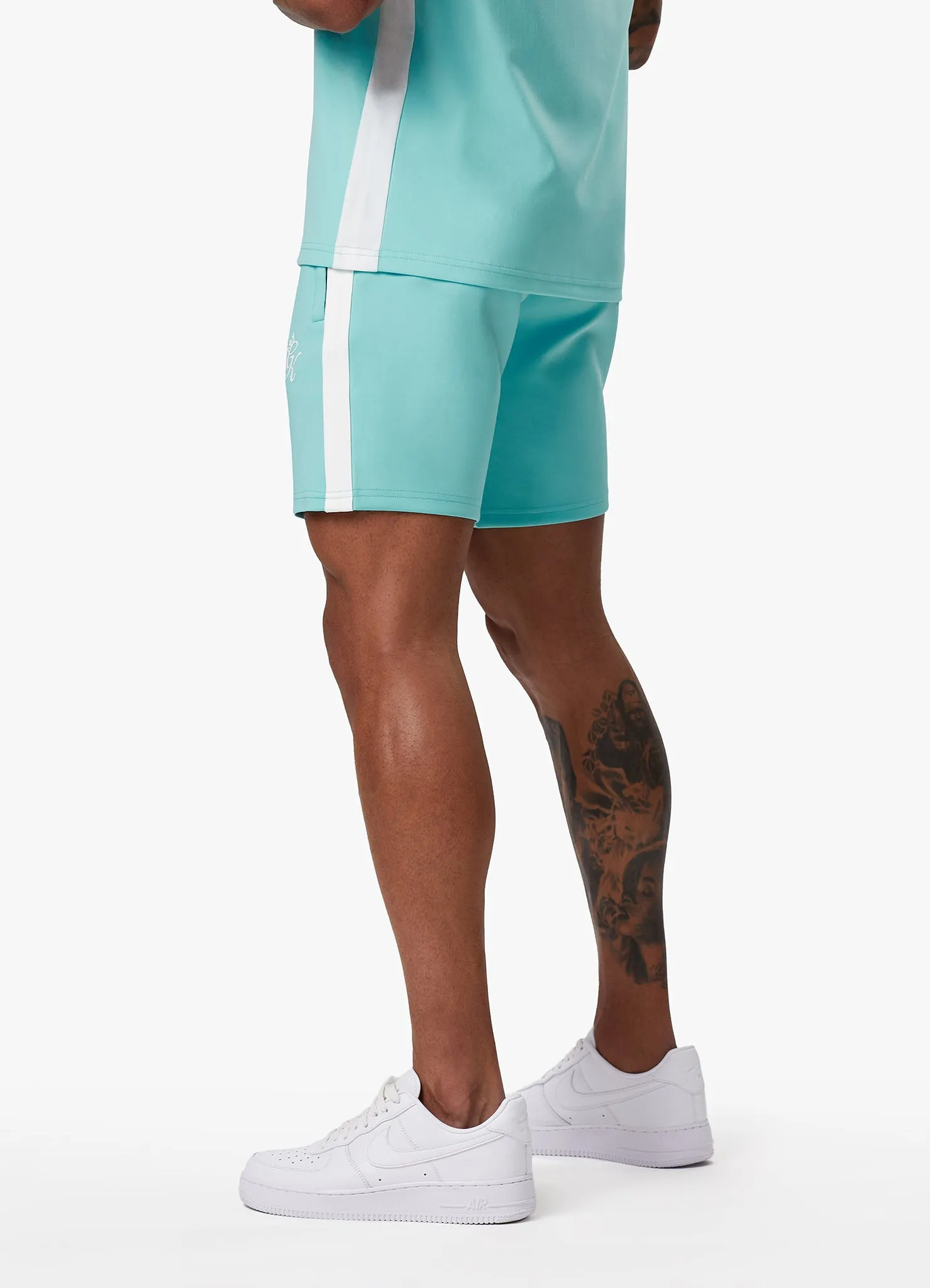 Gym King Core Plus Poly Short - Aqua Blue sold by The Gym King product image thumbnail 5