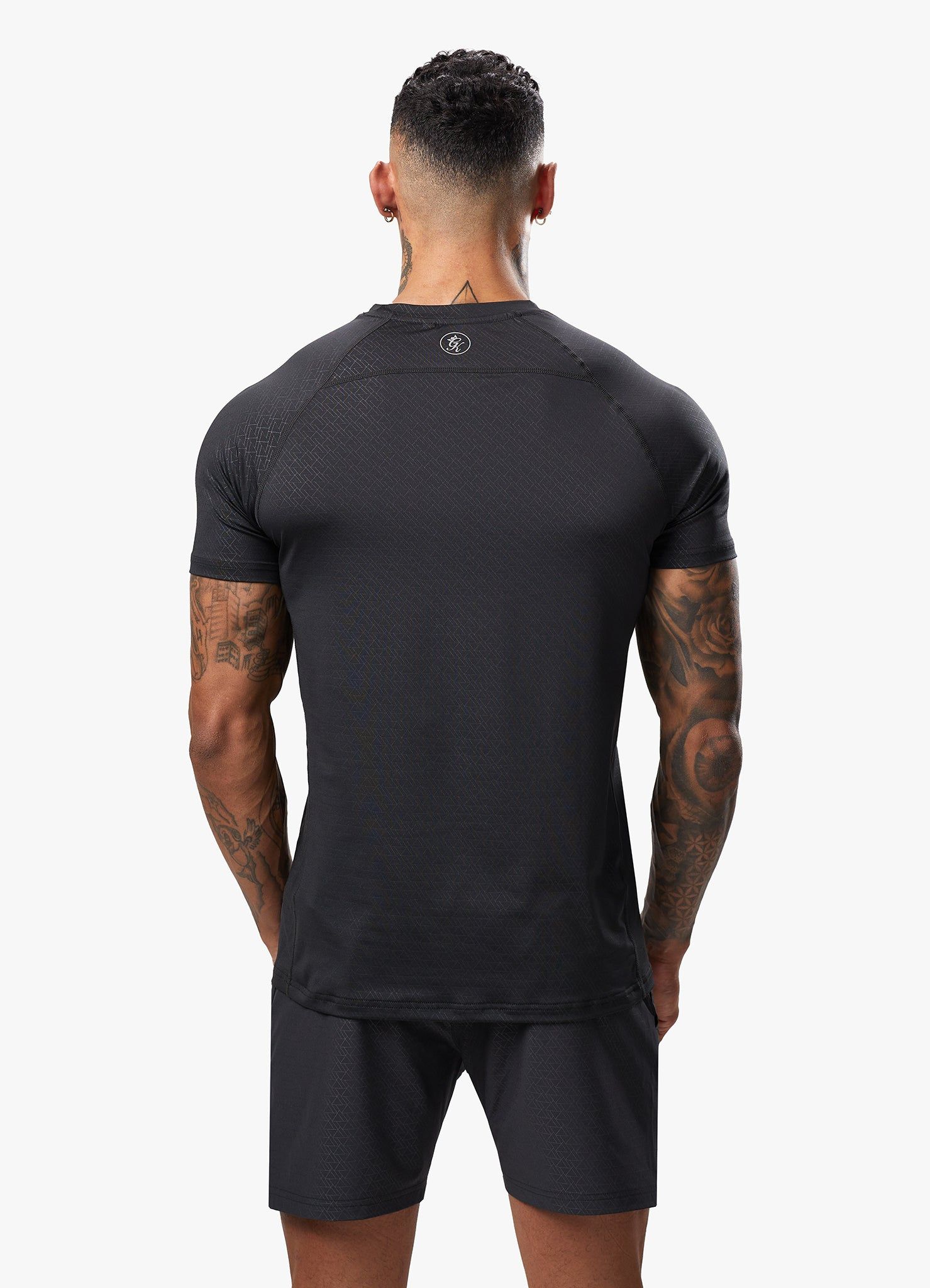Gym King Debossed Energy Tee - Pewter sold by The Gym King product image thumbnail 4