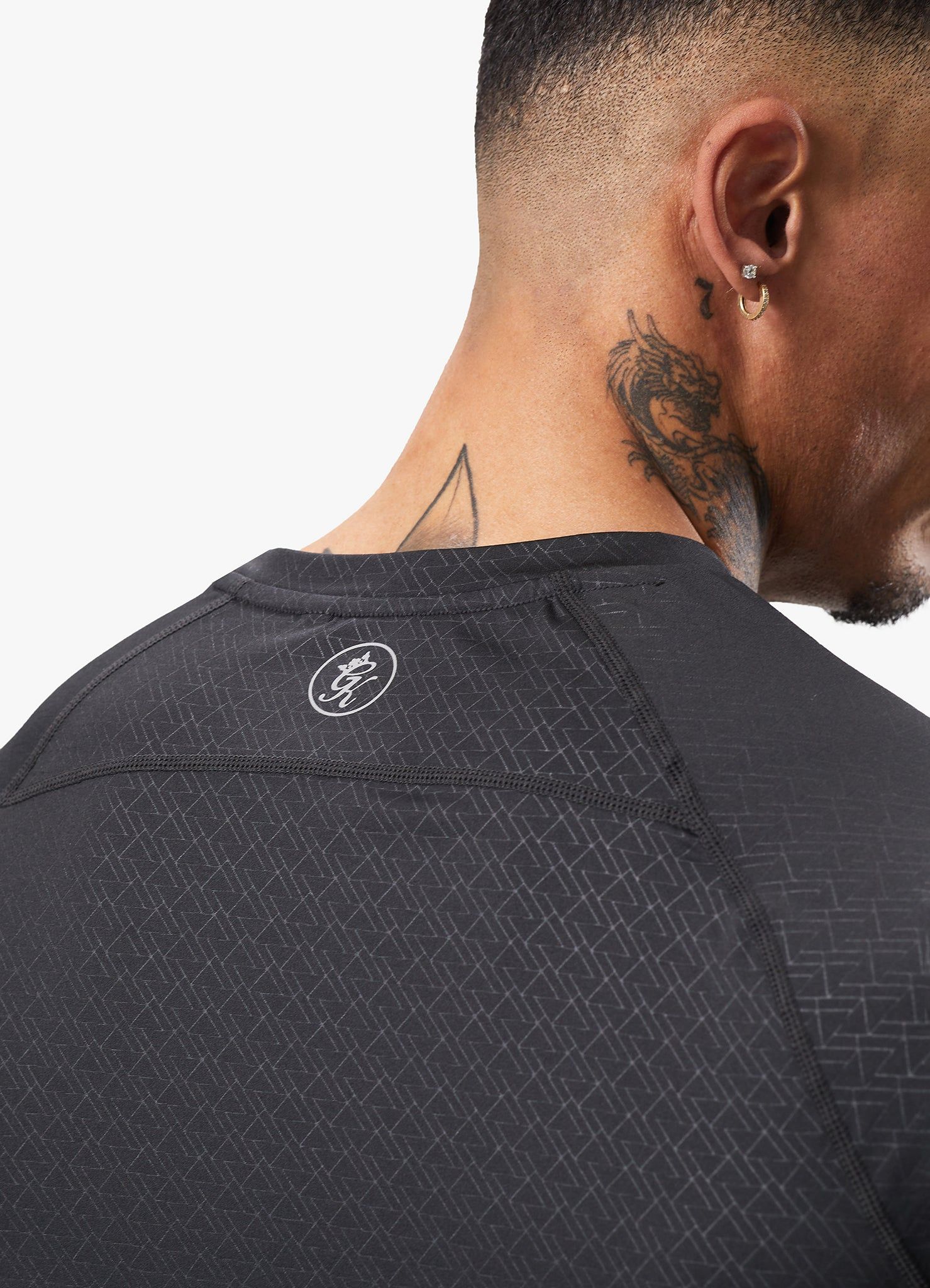 Gym King Debossed Energy Tee - Pewter sold by The Gym King product image thumbnail 5