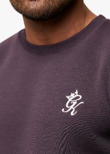 Gym King Fundamental Fleece Crew - Plum sold by The Gym King