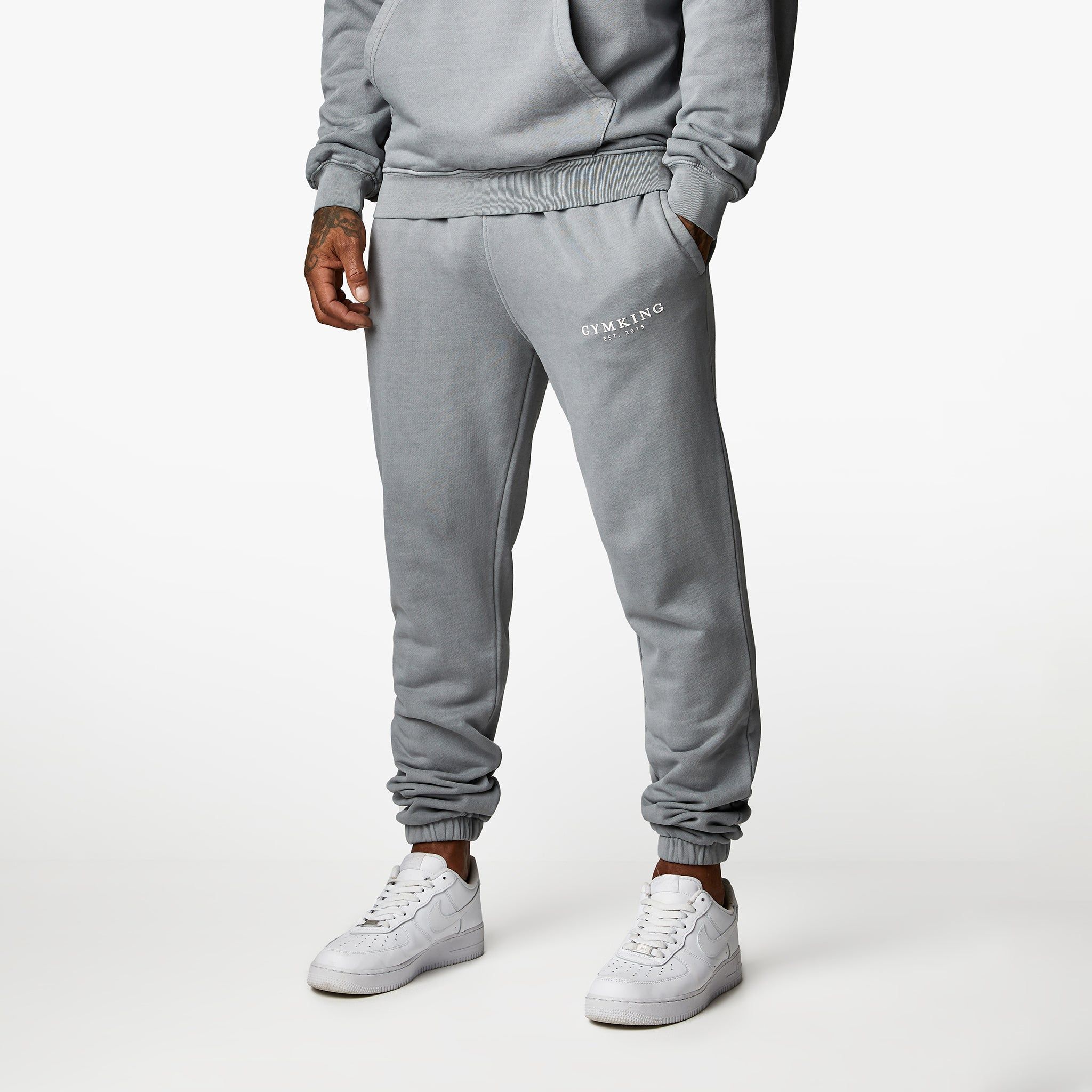 Gym King Est. Legacy Jogger - Washed Grey sold by The Gym King product image thumbnail 2