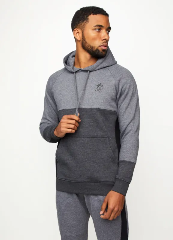 Gym King Minefield Hood - Black/Charcoal Marl sold by The Gym King