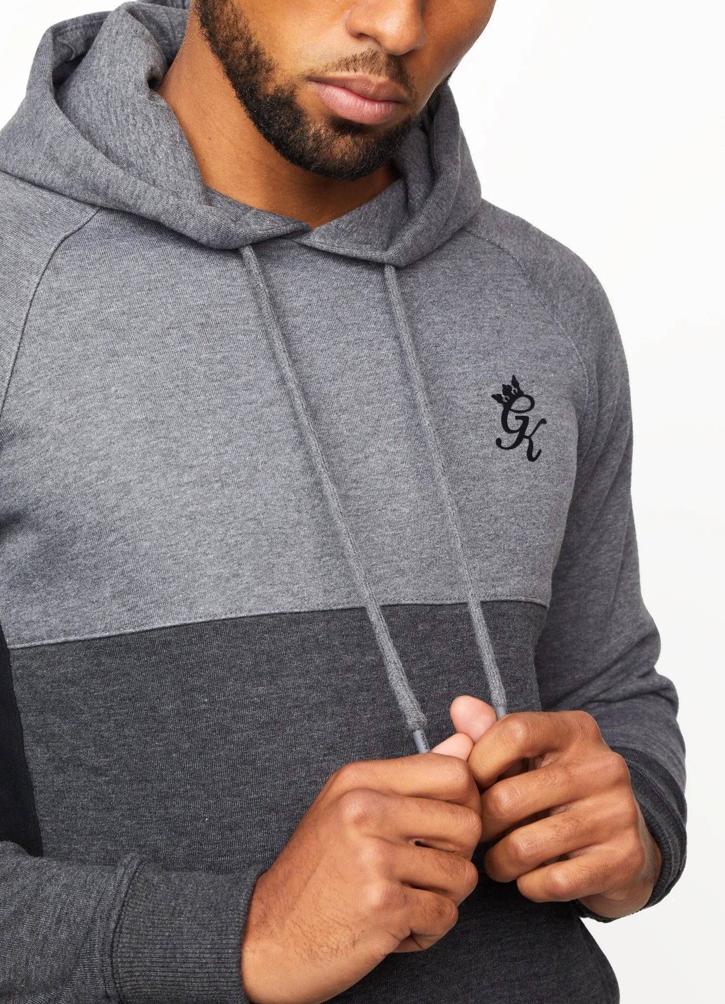 Gym King Minefield Hood - Black/Charcoal Marl sold by The Gym King product image thumbnail 5