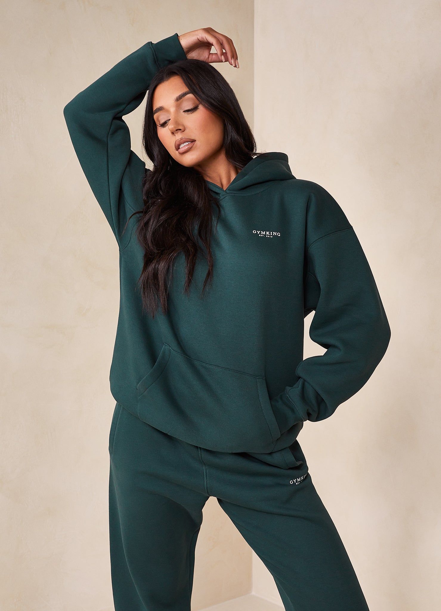 Gym King Established Tracksuit - Deep Forest Green sold by The Gym King product image thumbnail 3
