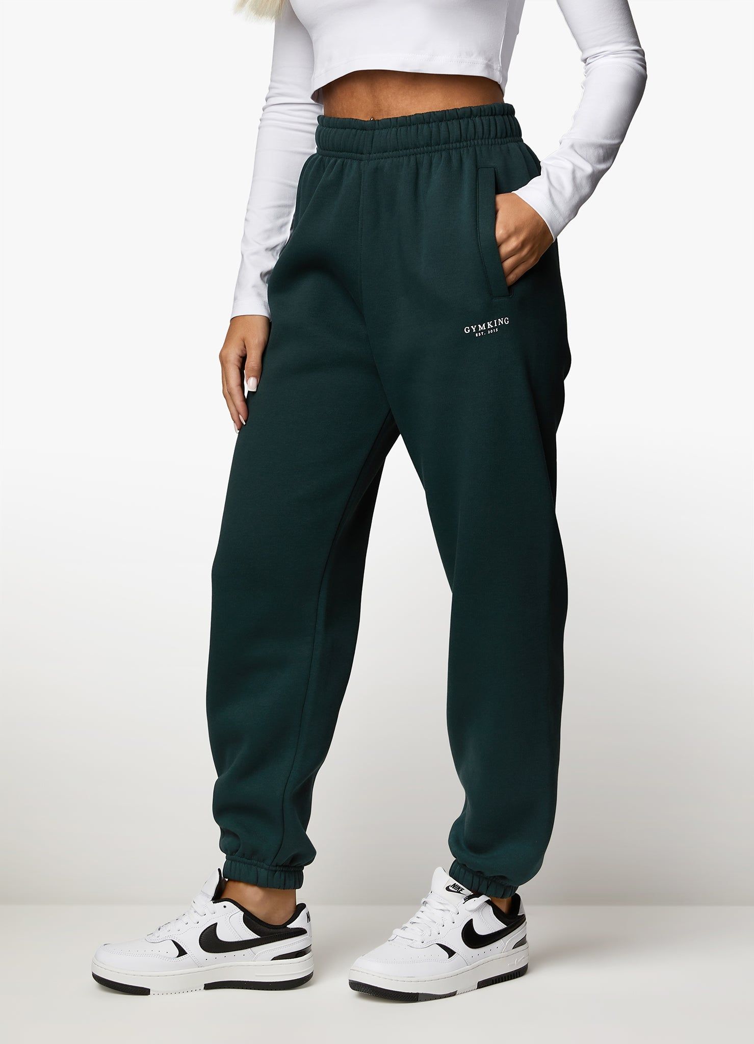 Gym King Established Tracksuit - Deep Forest Green sold by The Gym King product image thumbnail 13