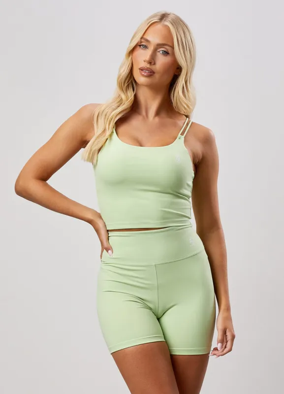 Gym King 365 Long Line Tank - Pistachio sold by The Gym King