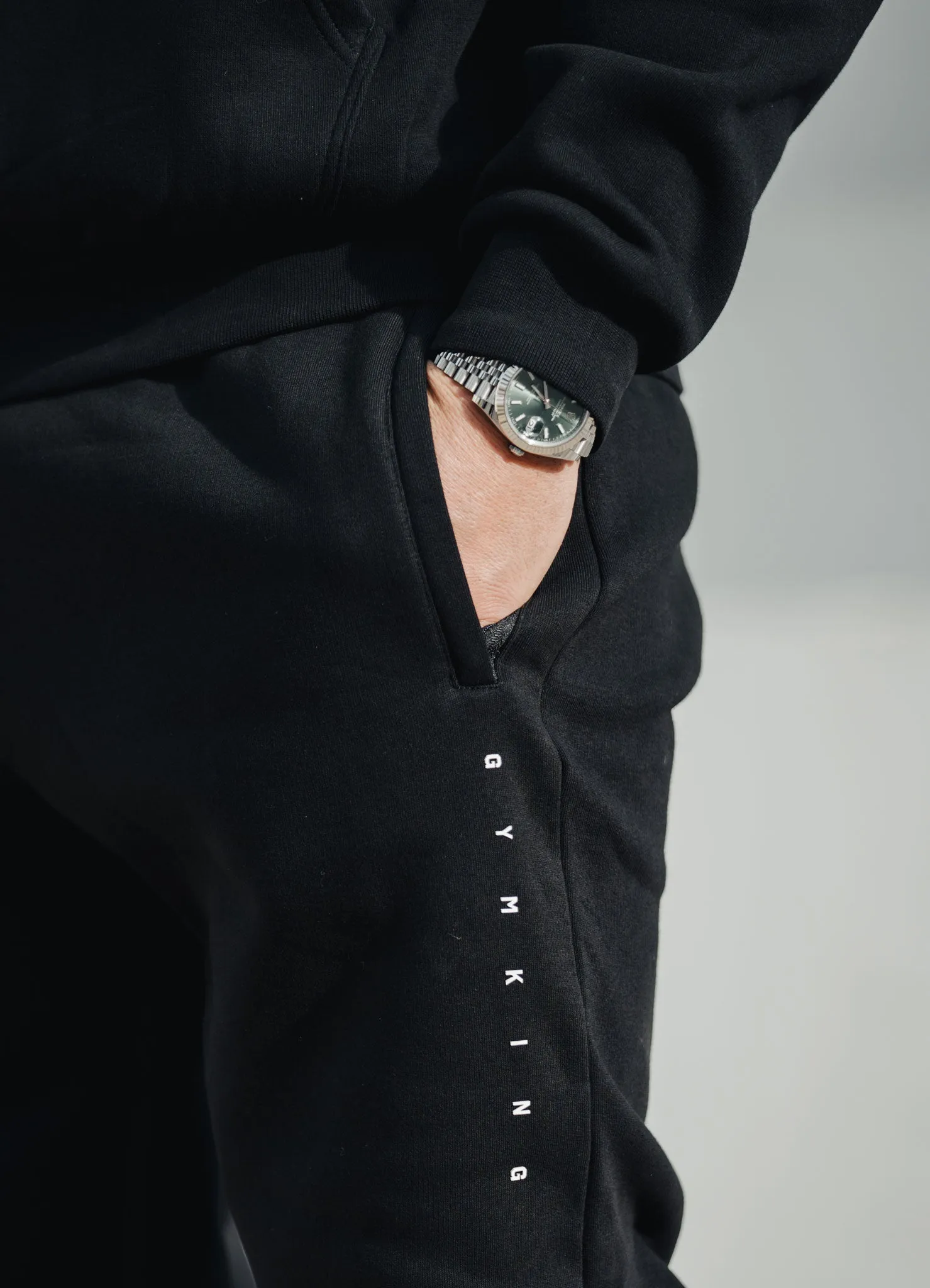 Gym King Rebellion Jogger - Black sold by The Gym King product image thumbnail 3