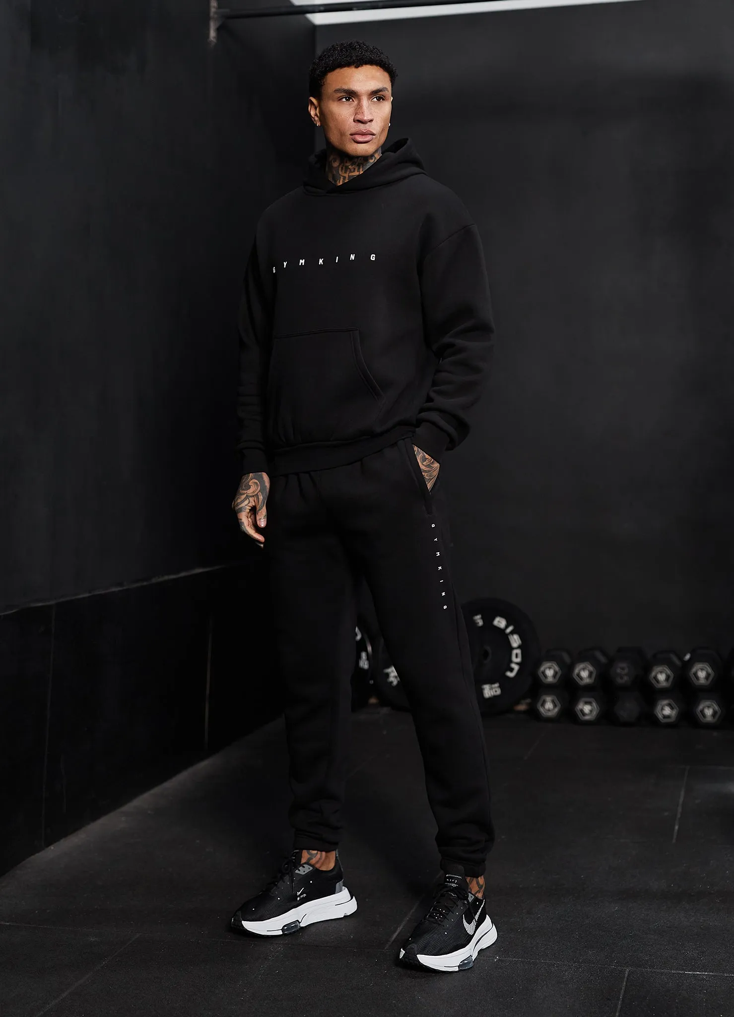 Gym King Rebellion Jogger - Black sold by The Gym King product image thumbnail 5