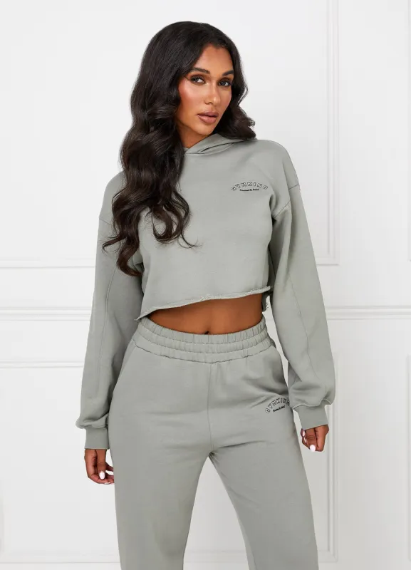 Gym King Radiance Crop Hood - Matcha Green sold by The Gym King