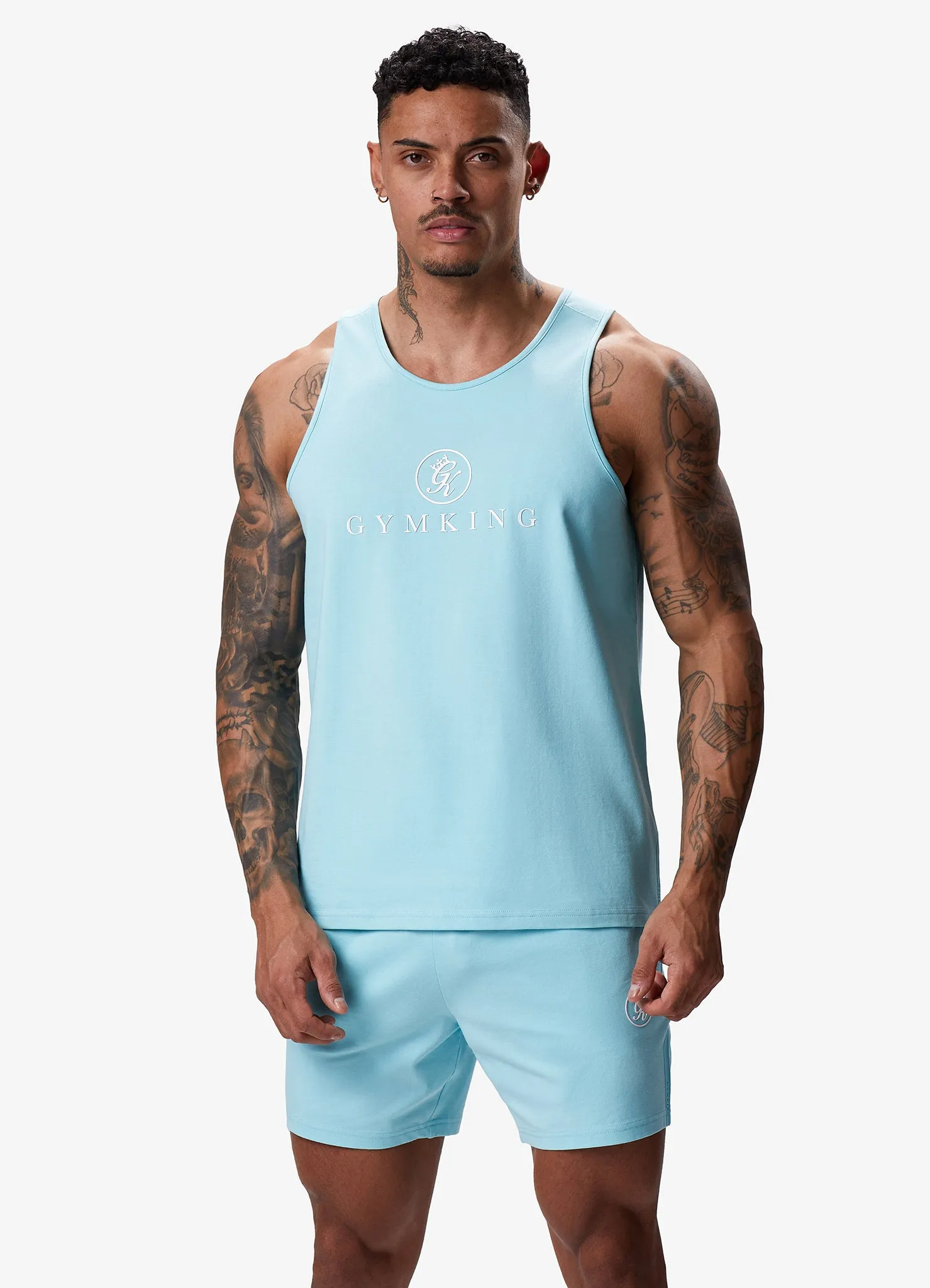 Gym King Pro Jersey Vest - Aqua Blue sold by The Gym King product image thumbnail 3